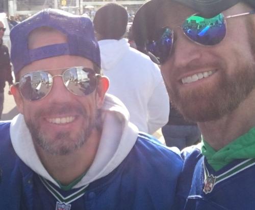 Fernley was always in good spirits on Sunday's, even if he wasn't confident the Hawks were gonna win.