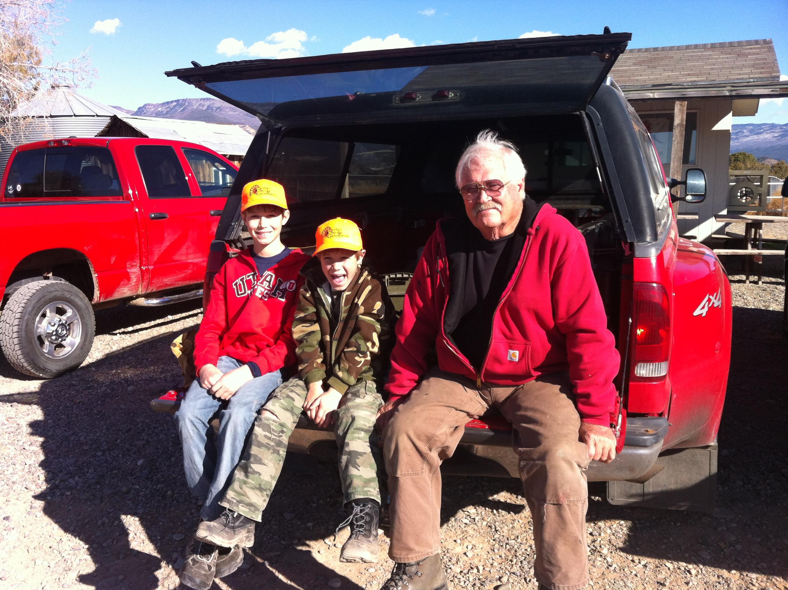 Pheasant hunting with Robbie and Jack