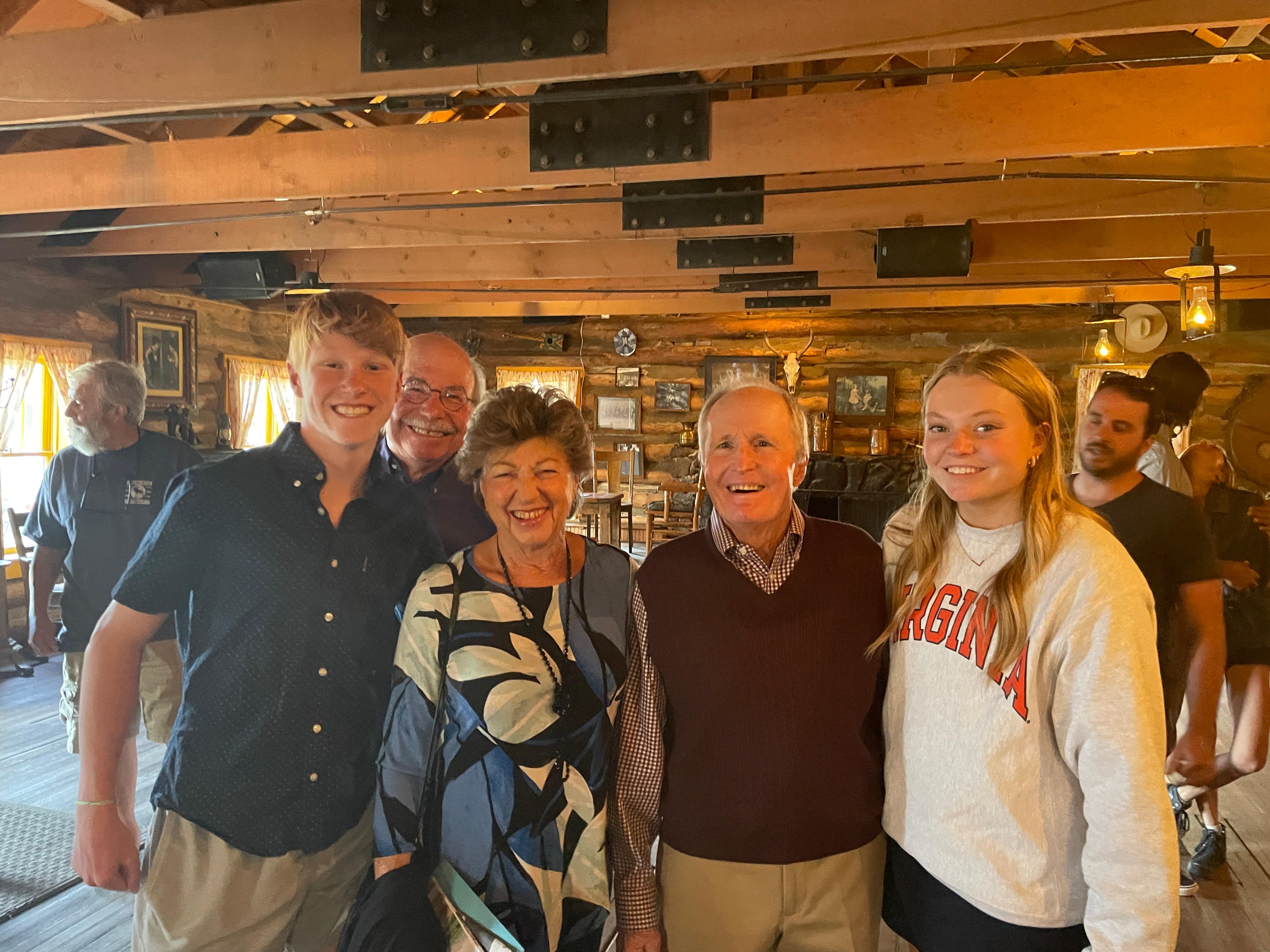 Celebrating Jim's Birthday, Gold Hill Inn 2022