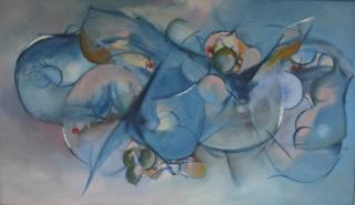 One of Marsha's oil paintings, done during college.
