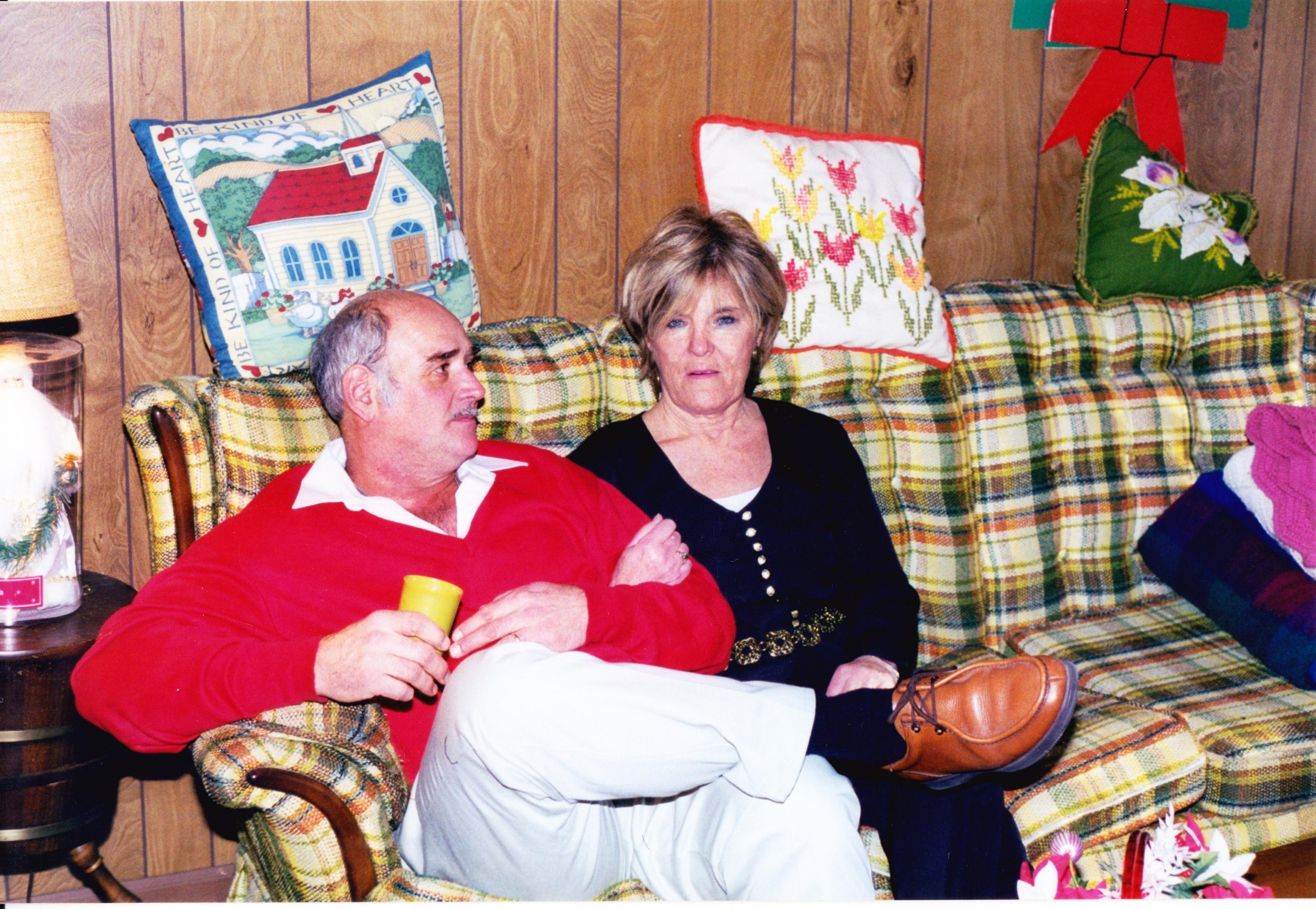 Christmas at Ed's mom Marie's house in 1998