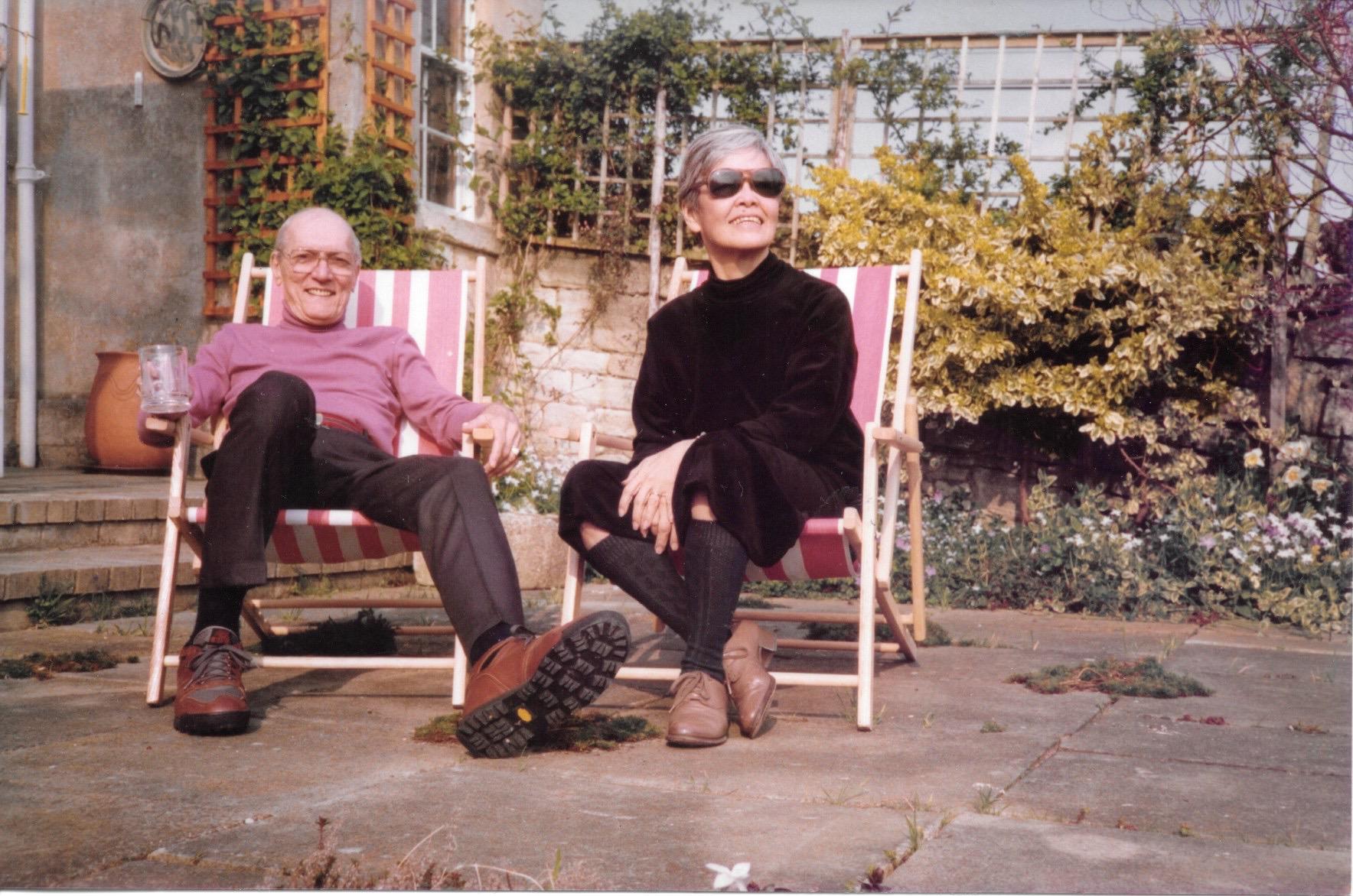 Fumi and Ken in London.