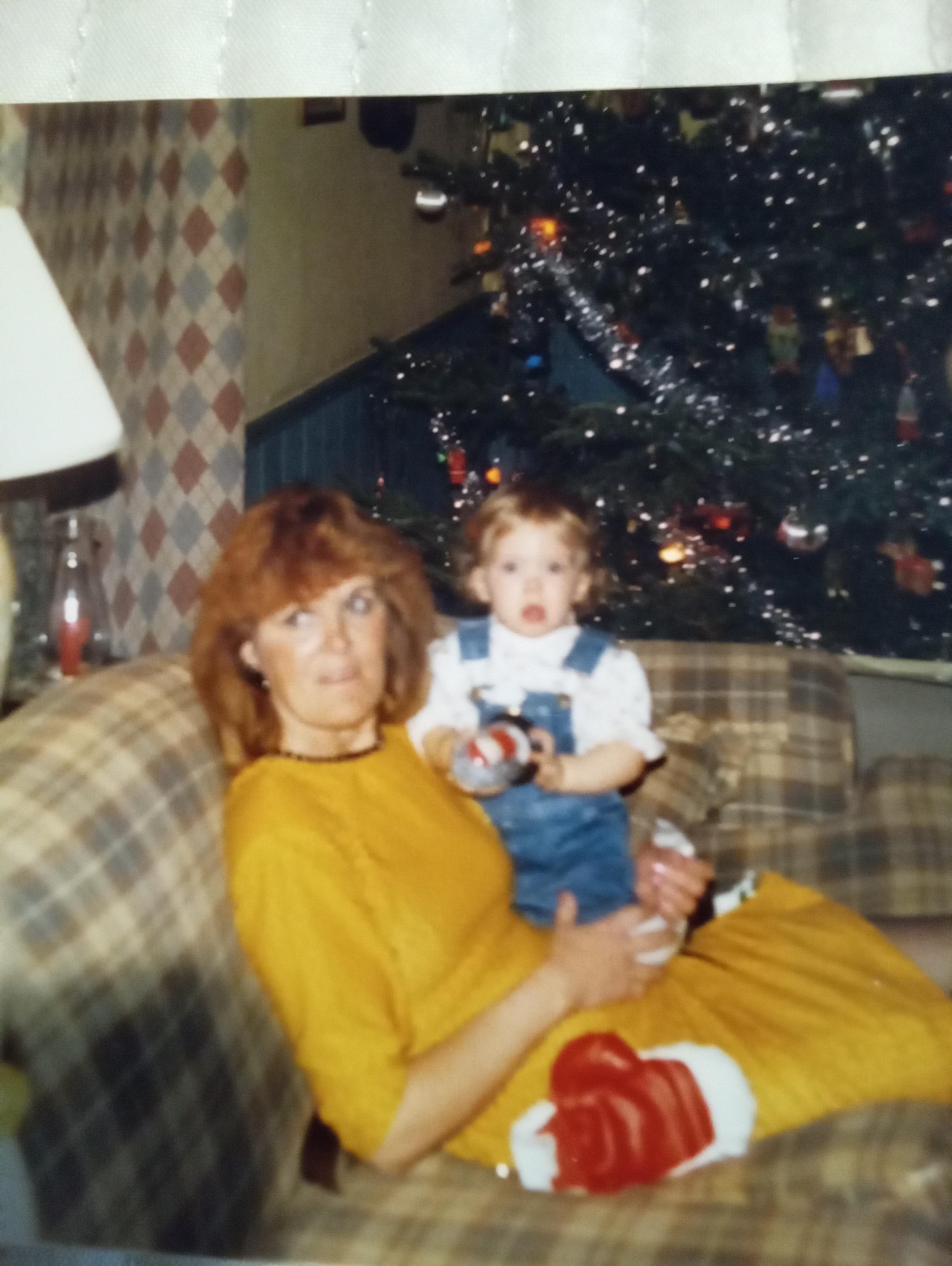 Bird and granddaughter, Carly Lemire Lake
