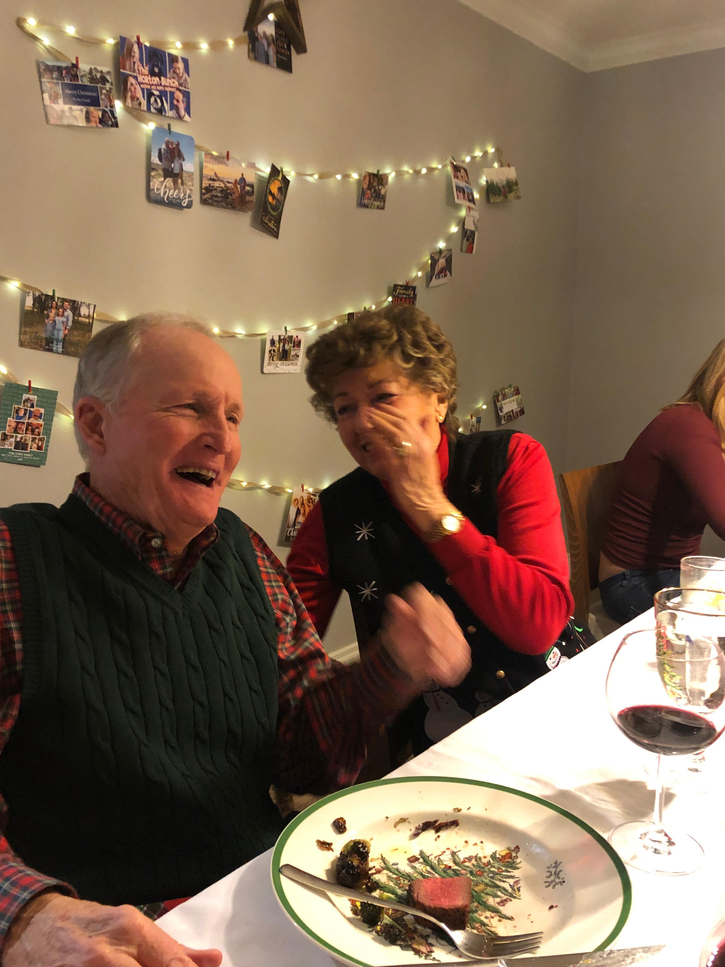 Christmas 2019, Watson Favorite Pastime ~ Playing Telephone