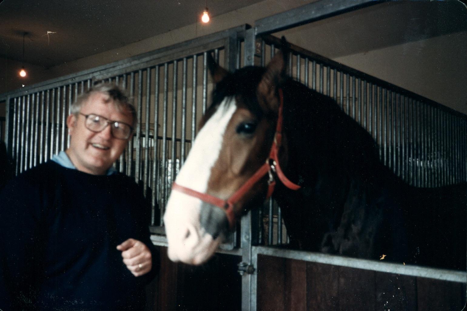 Yes, Lyman does love horses.
