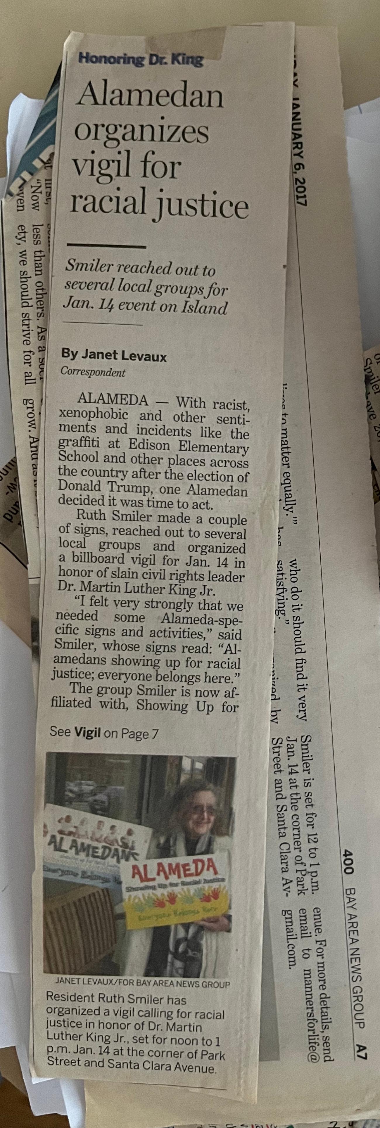 Featured in local newspaper
