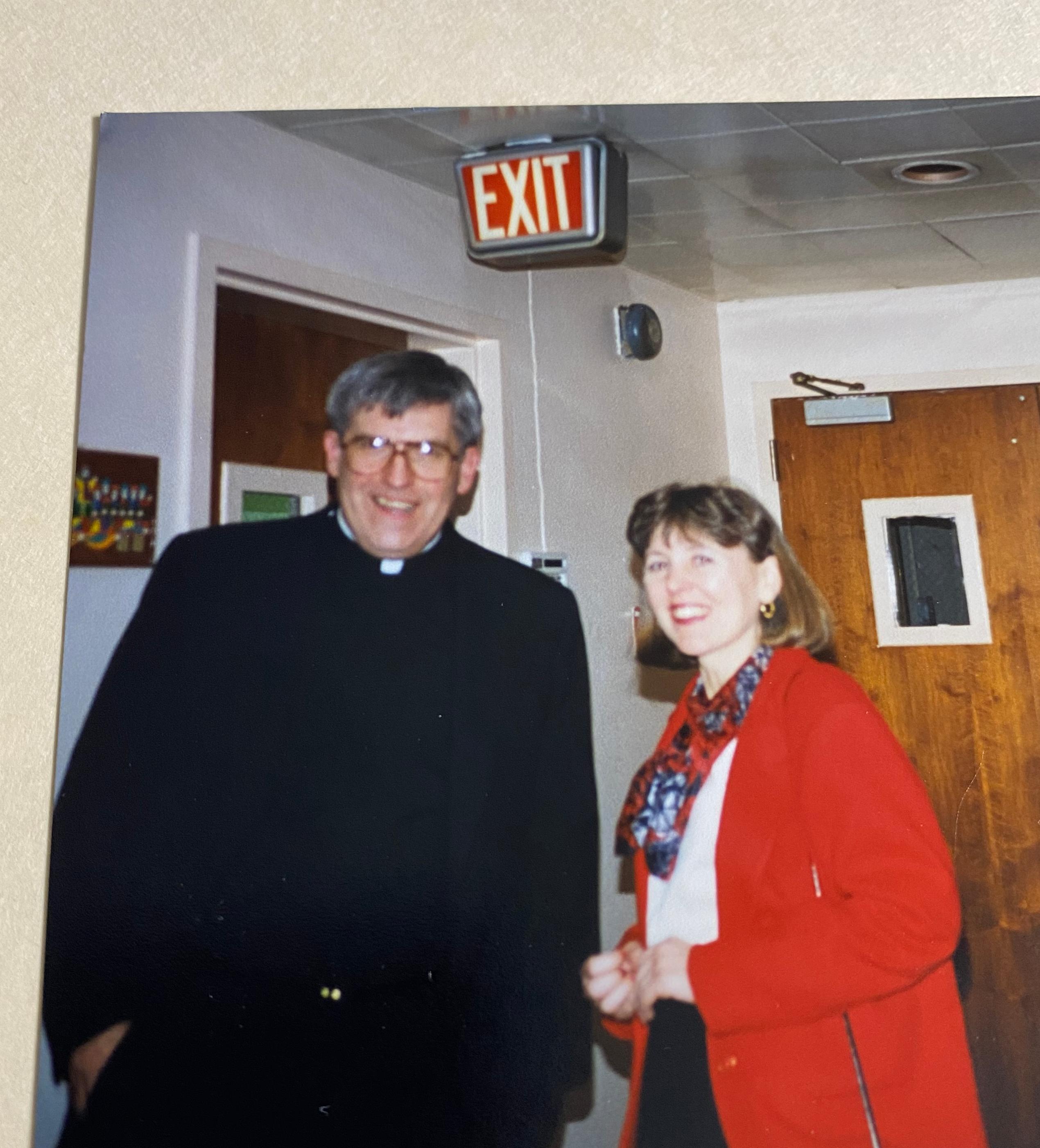 Fr John and Sheila.
