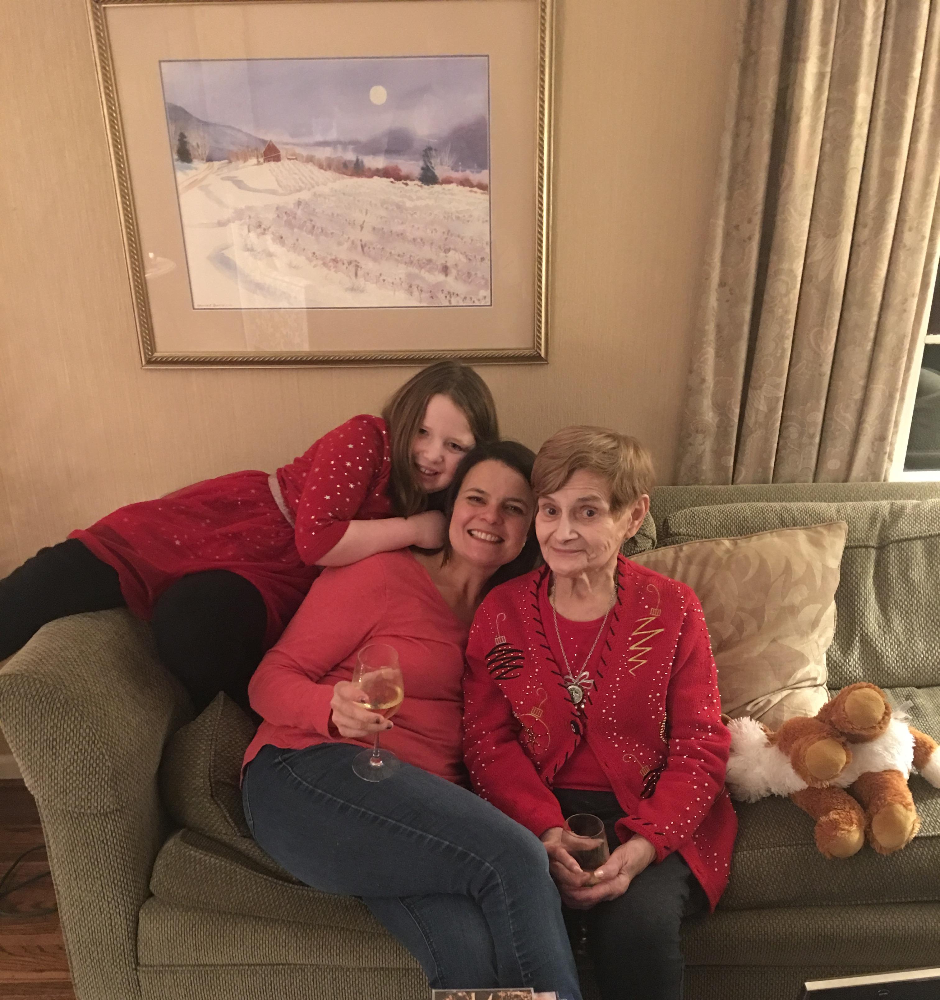 Claire, Ruth and Marta
