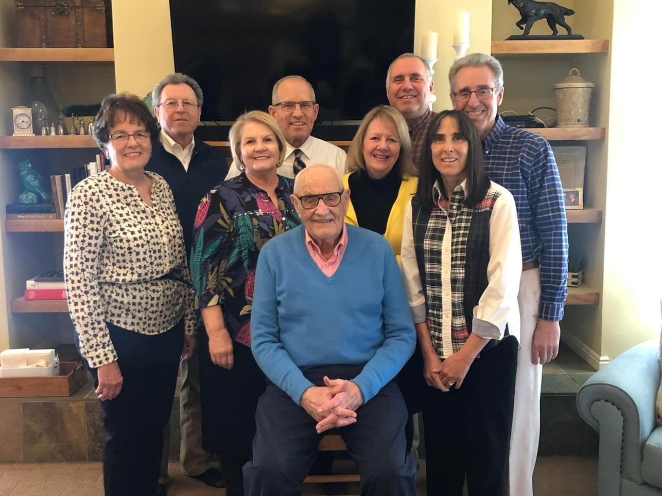 George, his children and their spouses.