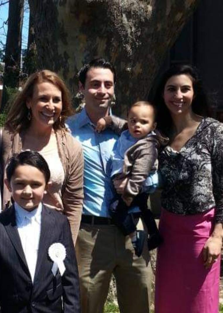This picture was taken back in 2013 at St Joseph's Church in Babylon, NY. Vincent had just received his 1st Holy communion.