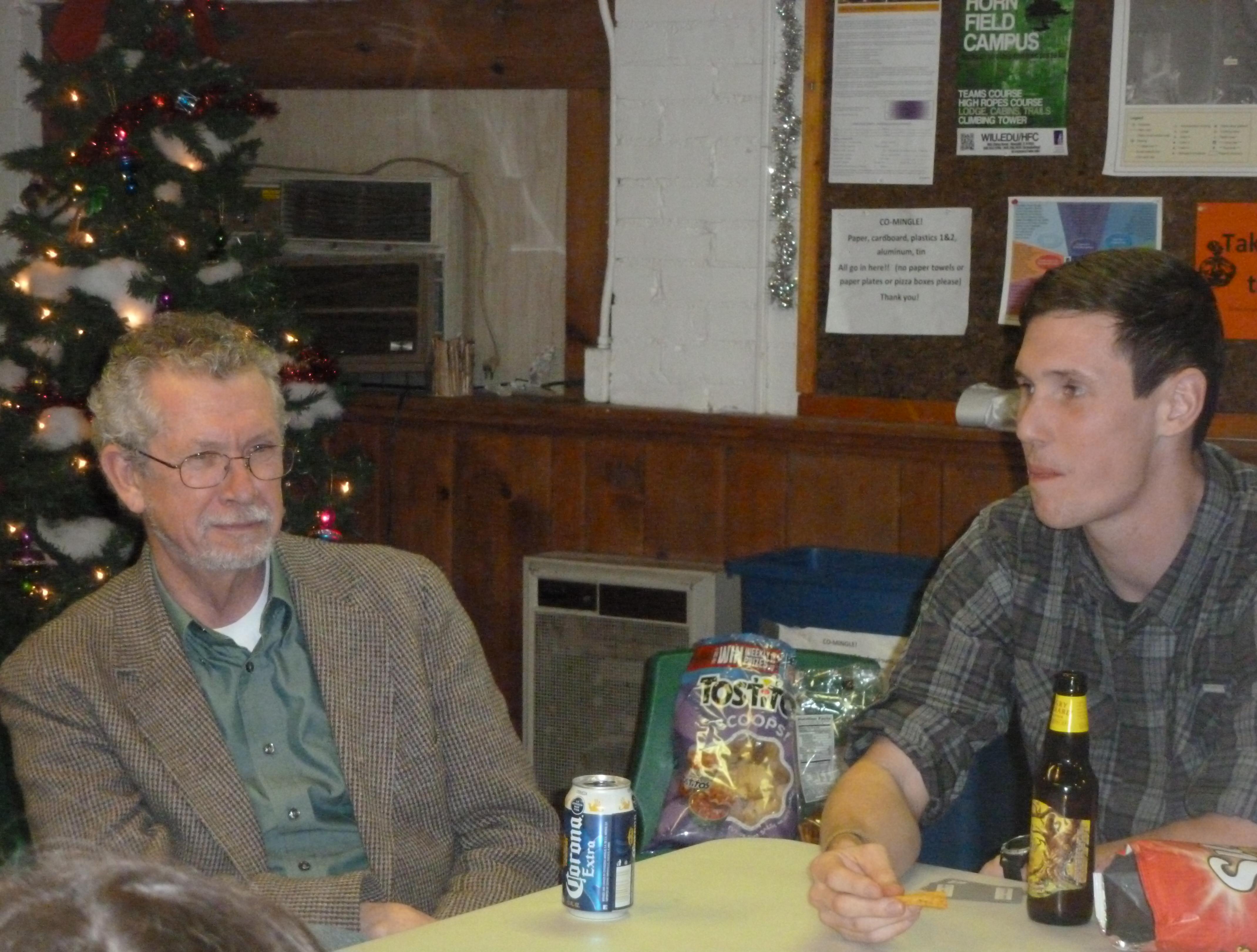 Conor and Tim - Thanksgiving at Horn Lodge (Macomb, IL).