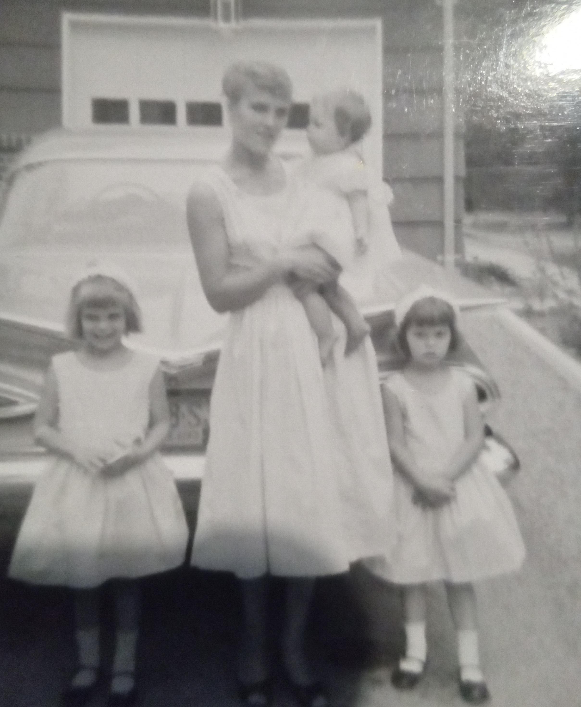 L to r Susan Defeo, Bird holding Kathy Rusch and Margaret Lemire