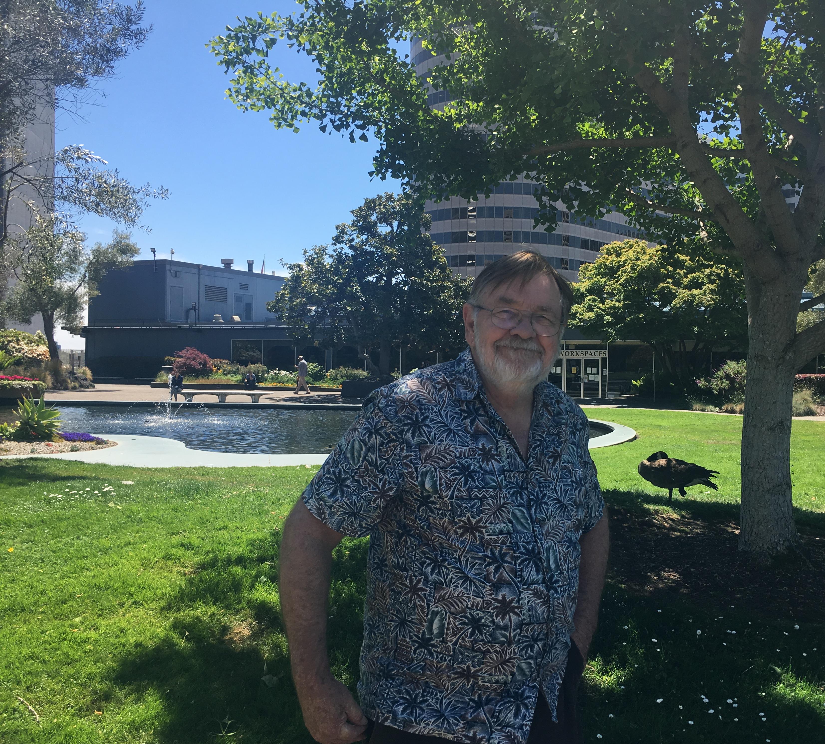 Dad used to love to meet me for lunch at the rooftop garden in Oakland.