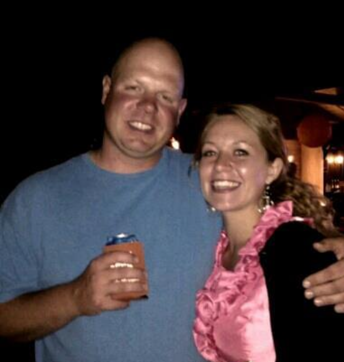 Celebrating at a friends wedding
