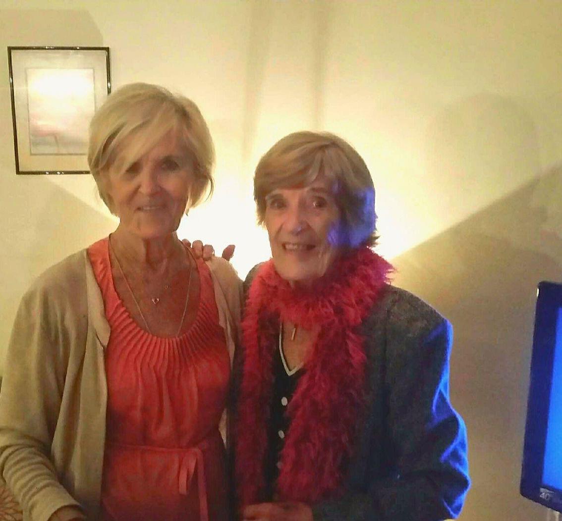 Bird and Joan McCloskey Mitchell, sister. USS