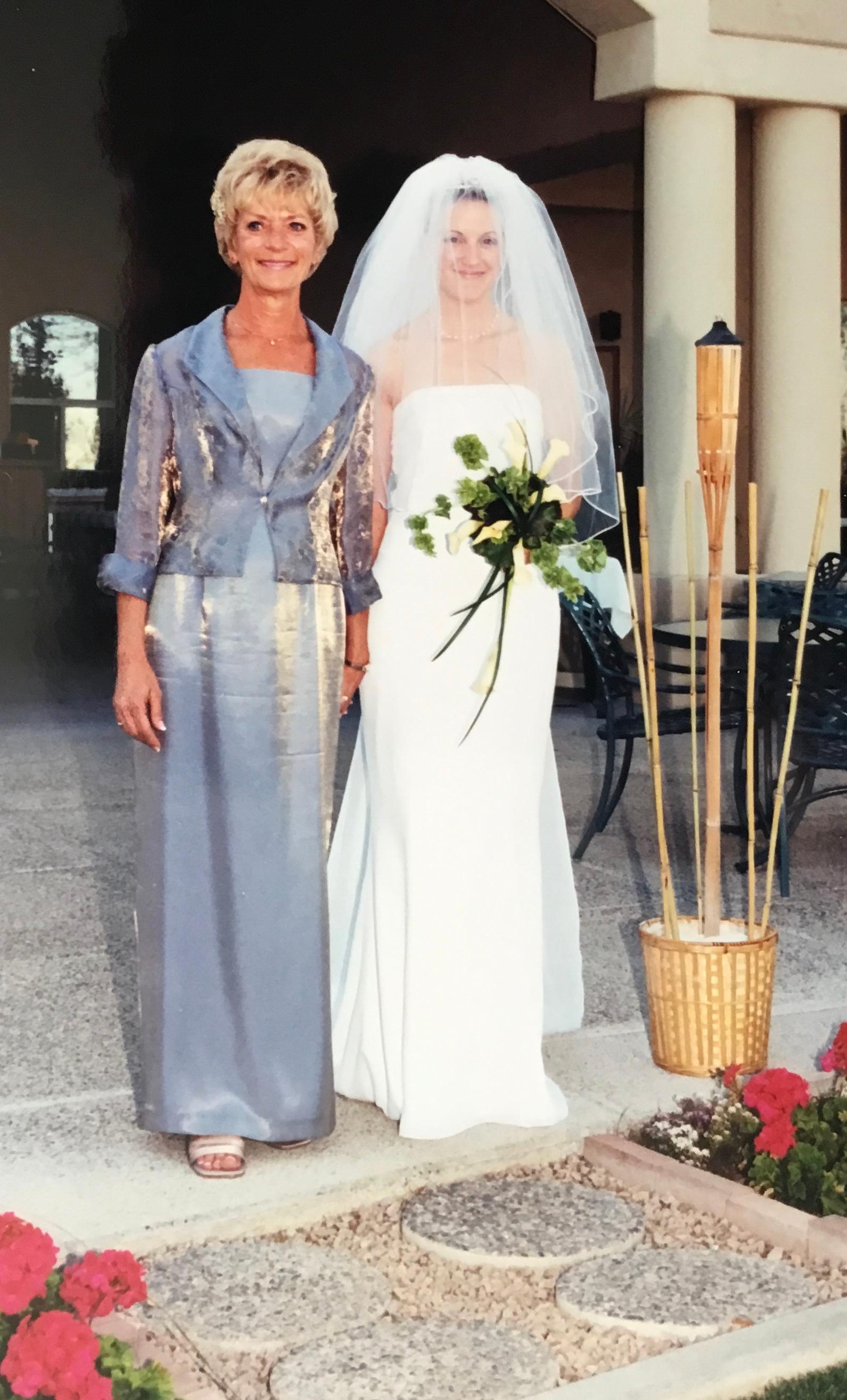 Walking Erin down the aisle, March 23, 2003