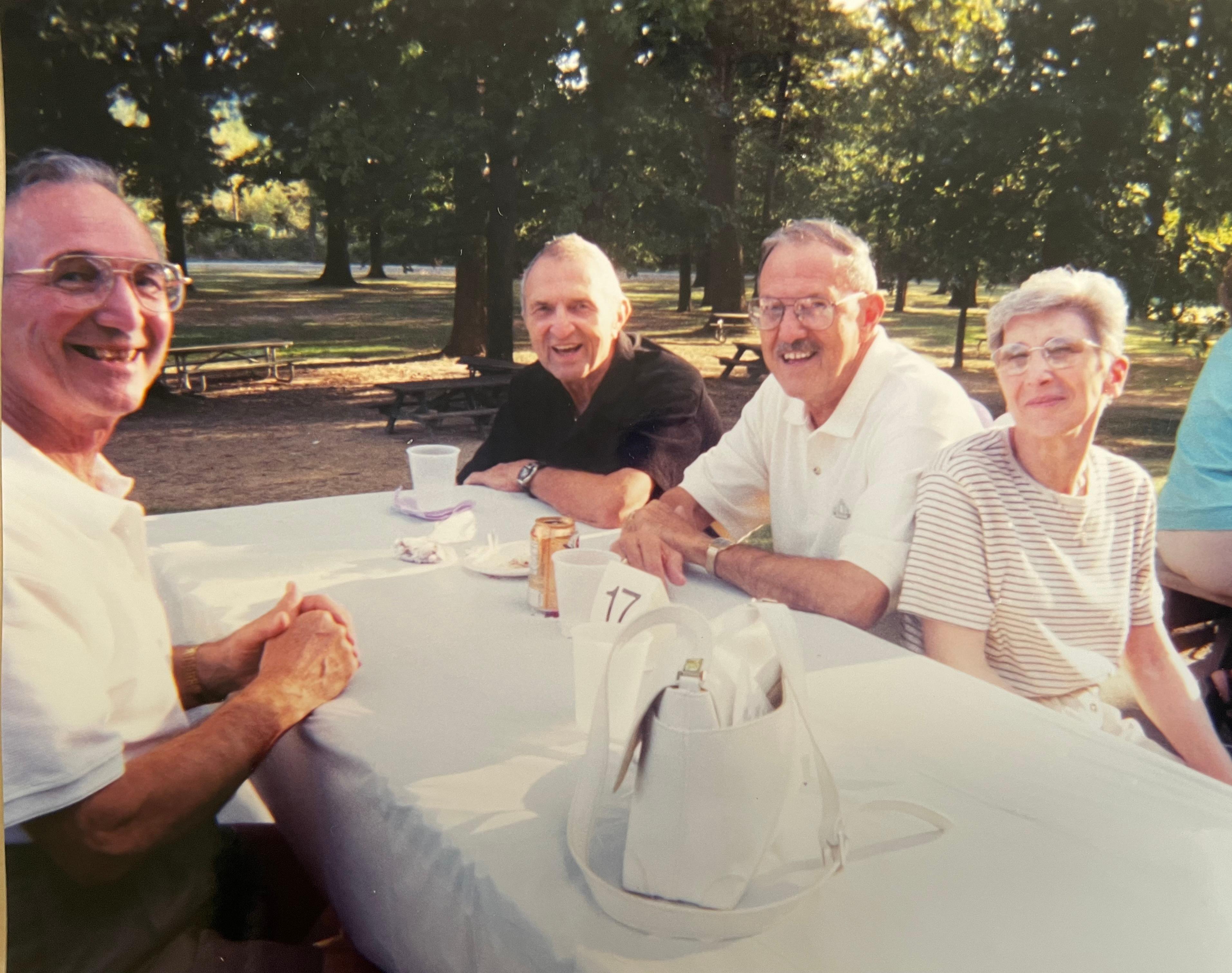 Dad, Uncle Bill, Uncle Carl & Aunt Loretta