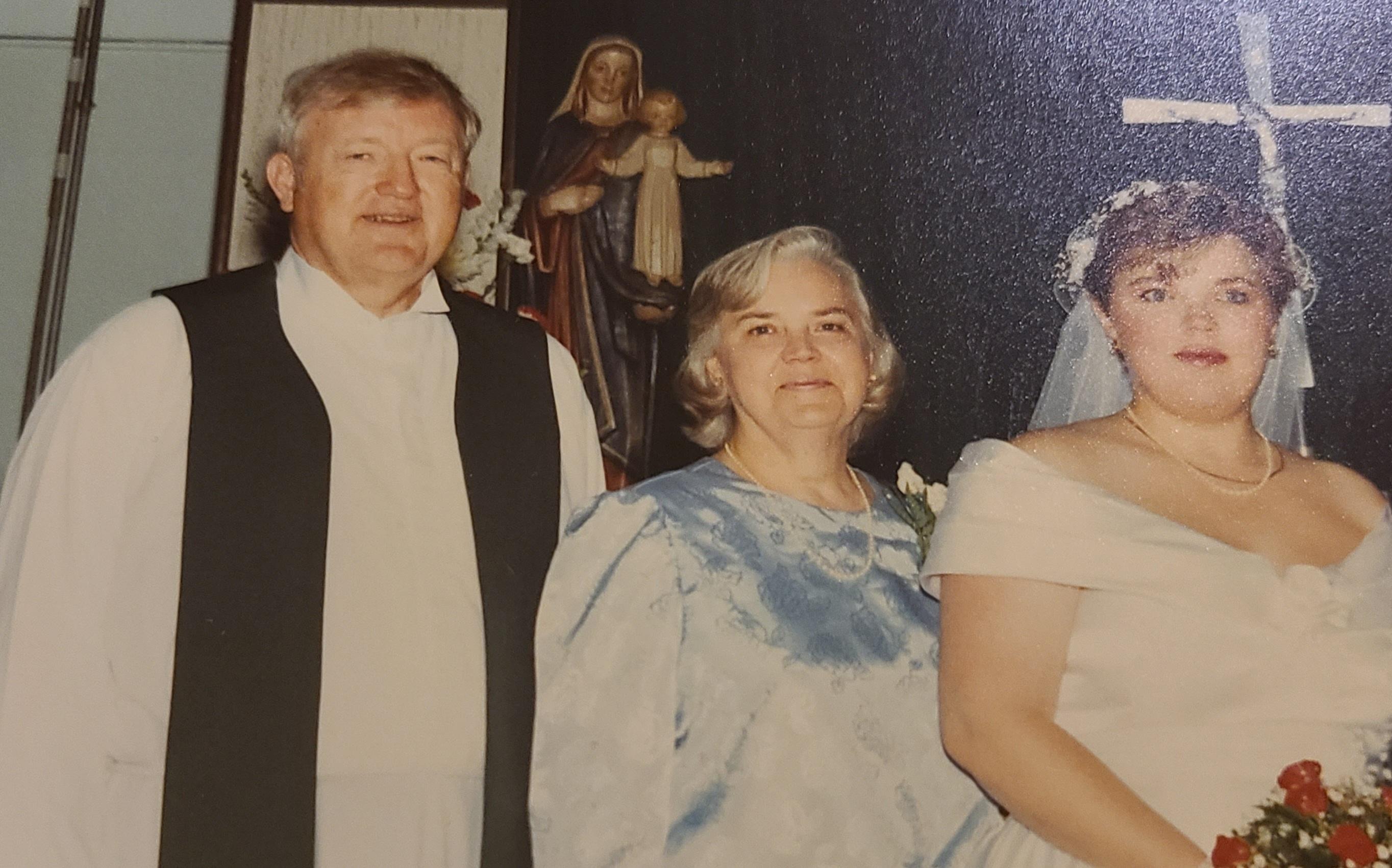 My dad performed the service on my wedding day... interestingly my parents were married by their fathers!