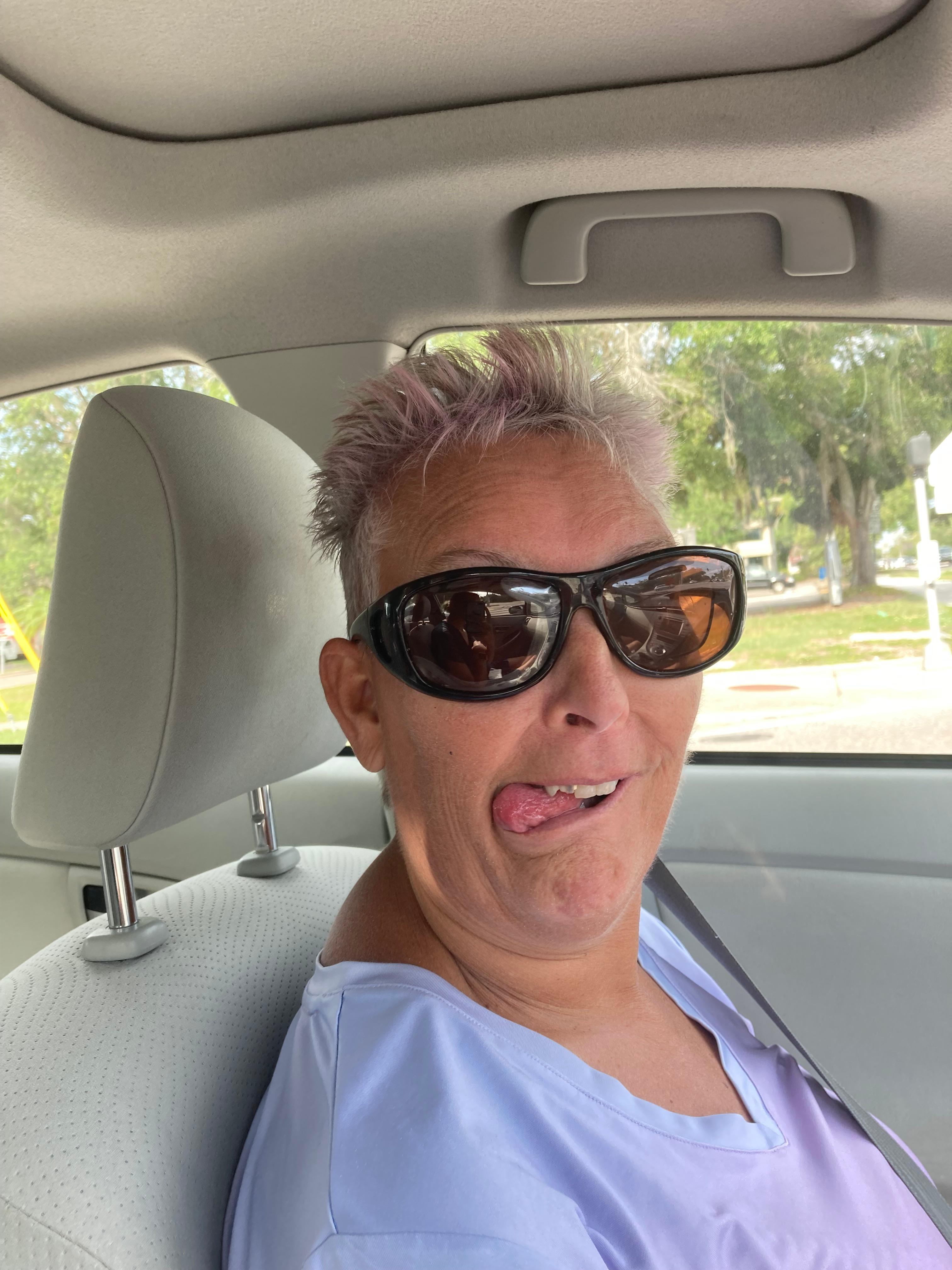 A little wind blown after spending the day at the beach lol