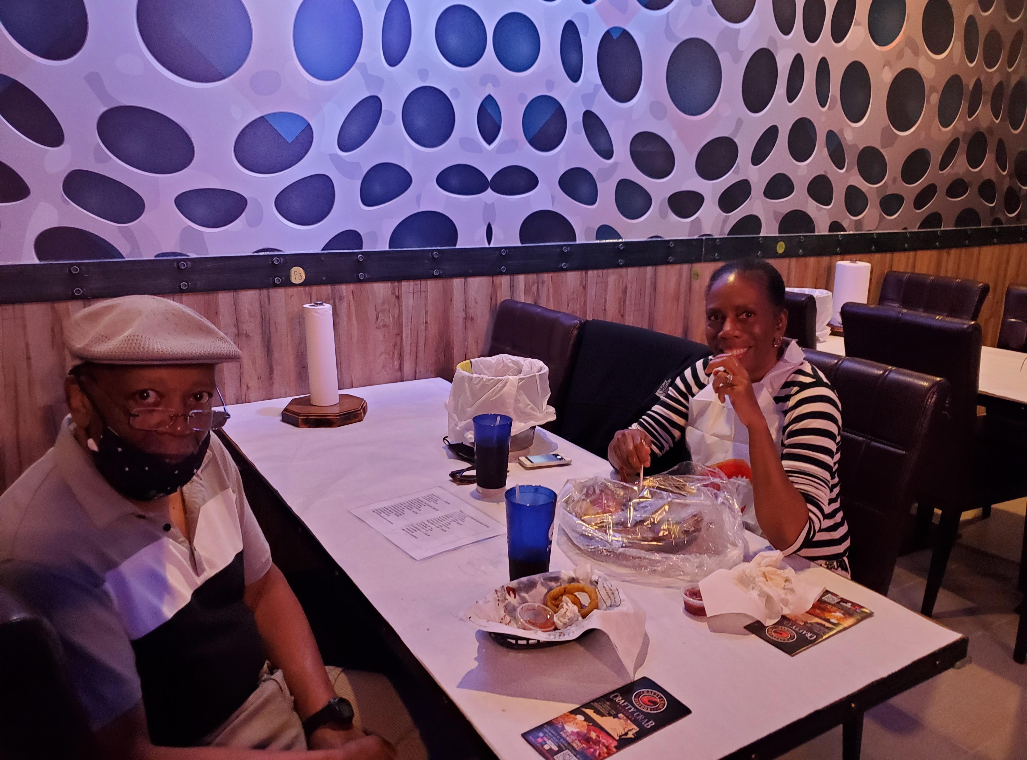 Tommy & Karen - 6/27/22 - Crafty Crab in Randallstown, MD for Fellowship in honor of Wilbert Fowler Jr.