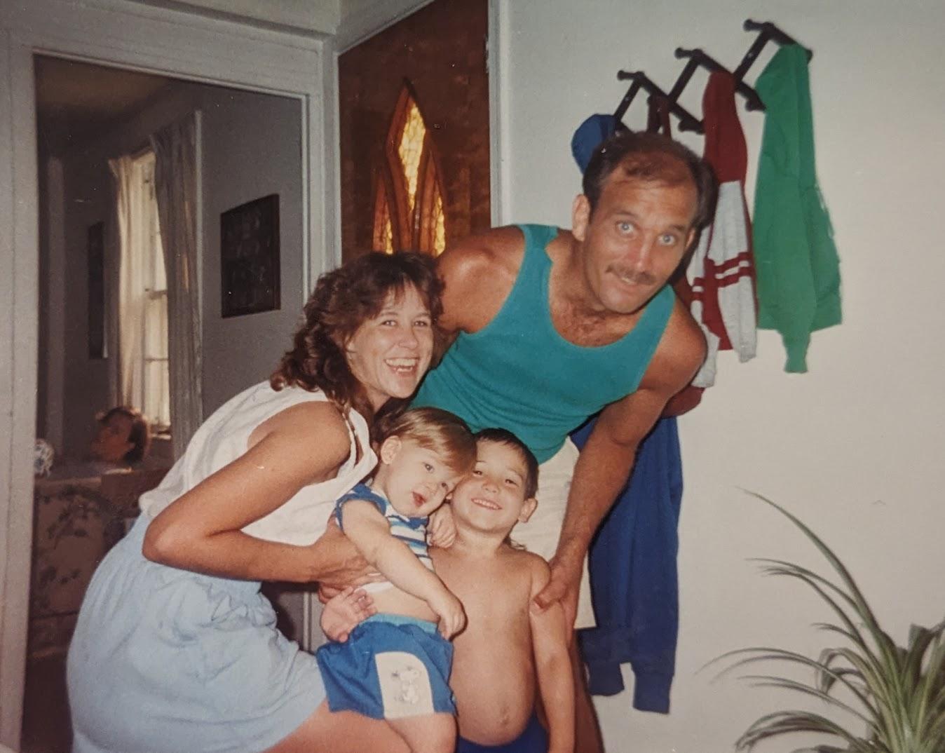 Mark and Dee with Brandon and Daniel