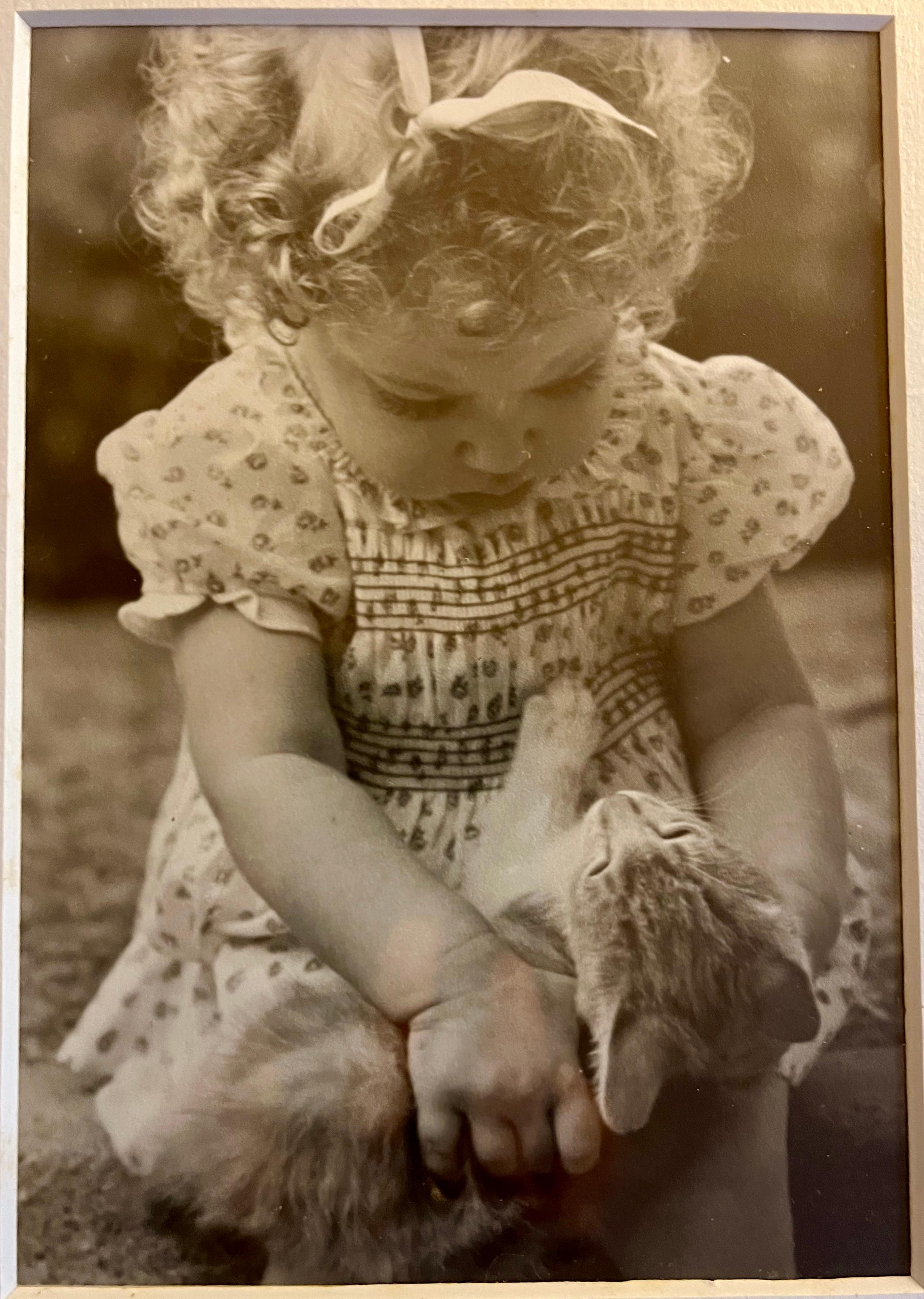 Evidence that her love of animals started young