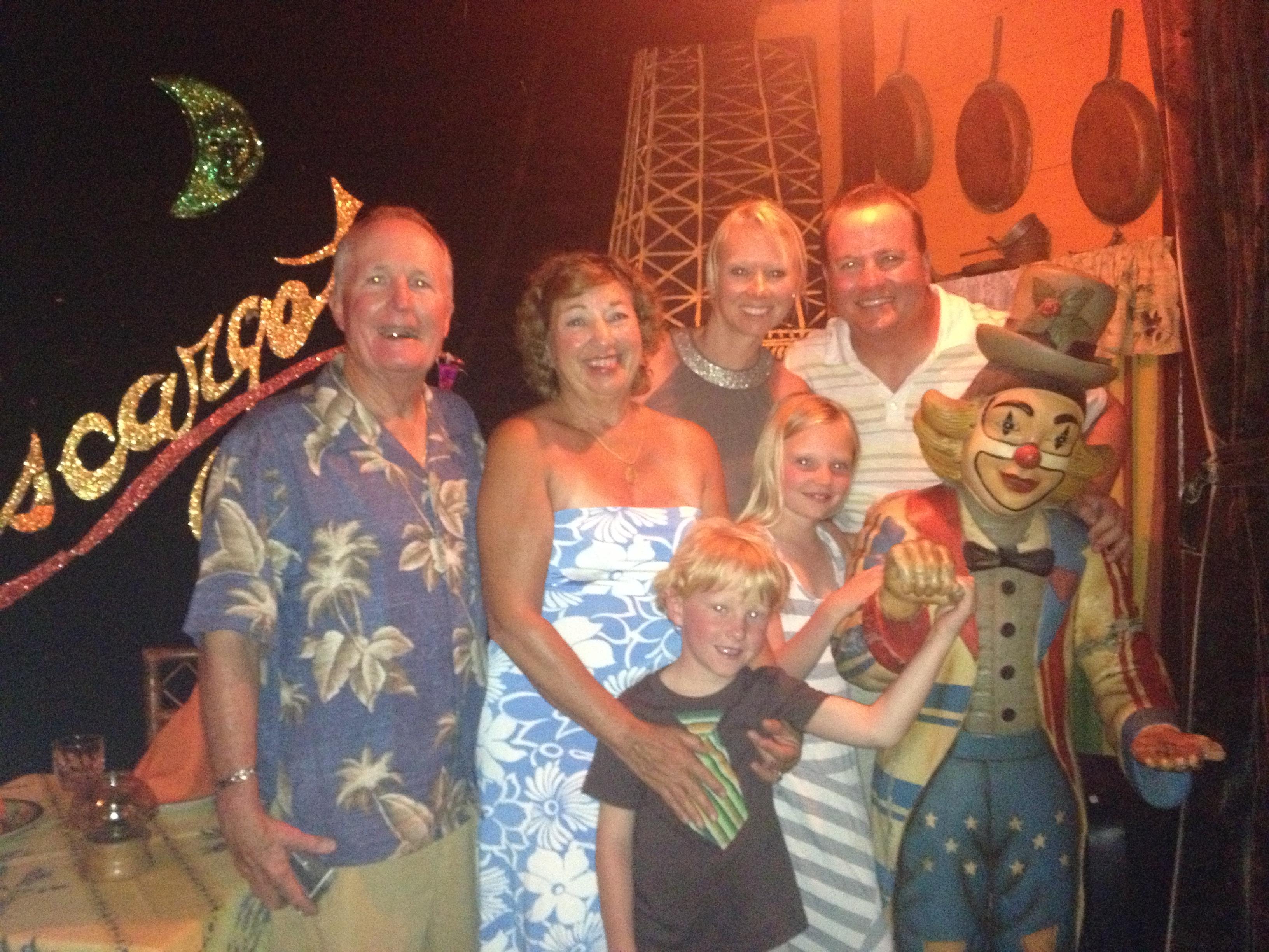 Celebrating Nana's Birthday in Saint Martin, 2013