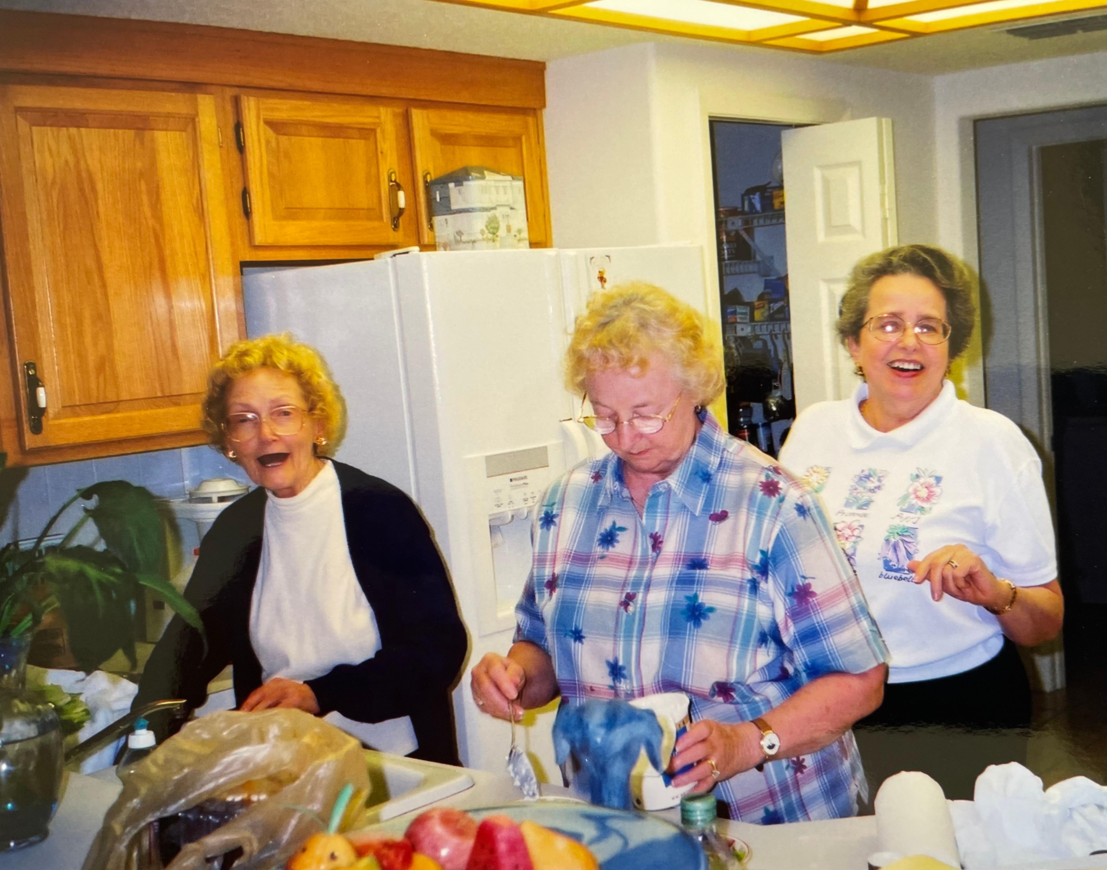 Jerry with friends Celine & Esther