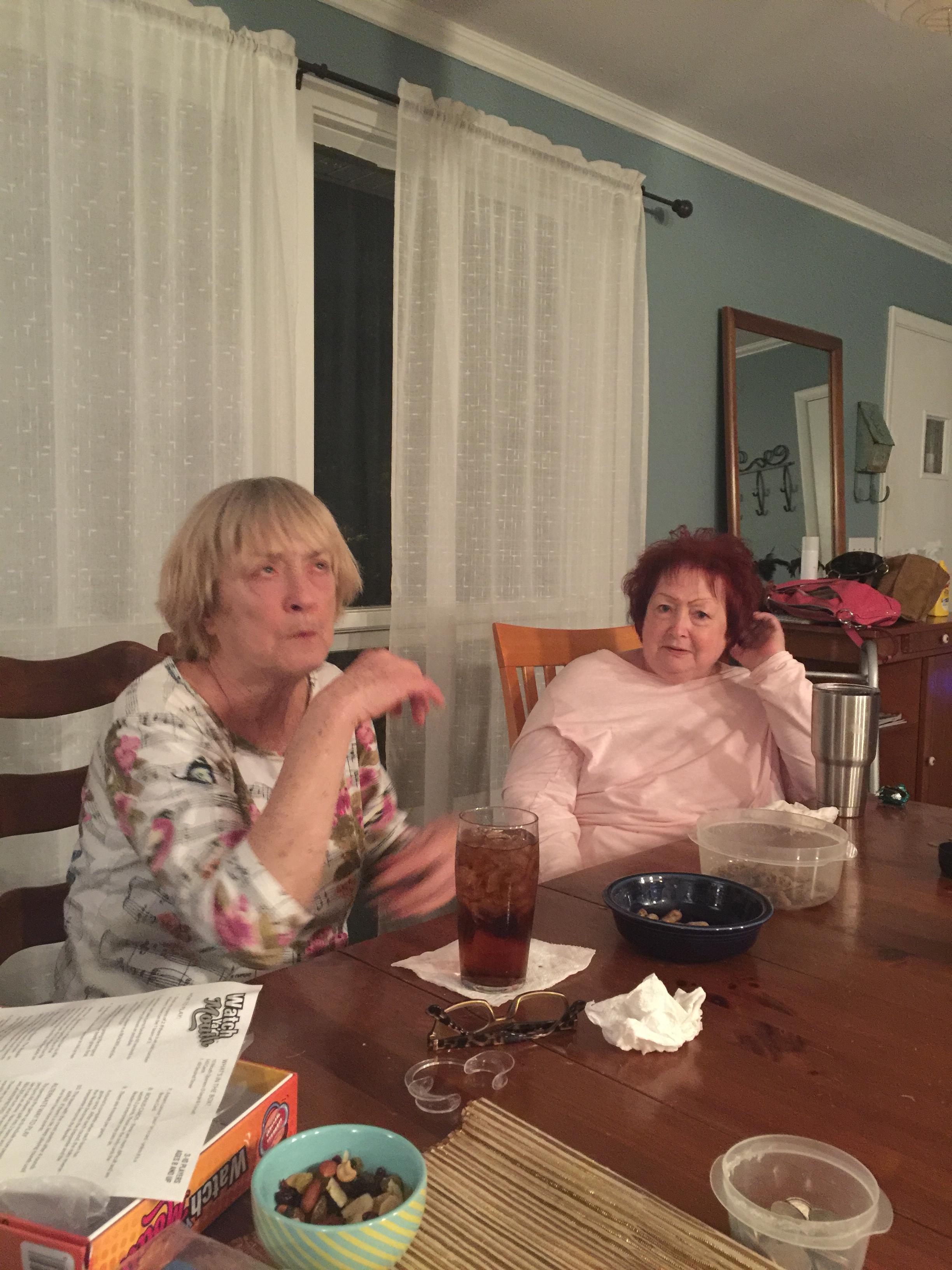 Mom and Aunt JoAnn in Nashville. Sitting around telling stories and laughing. I bet they are both doing the same thing right now in Heaven!!