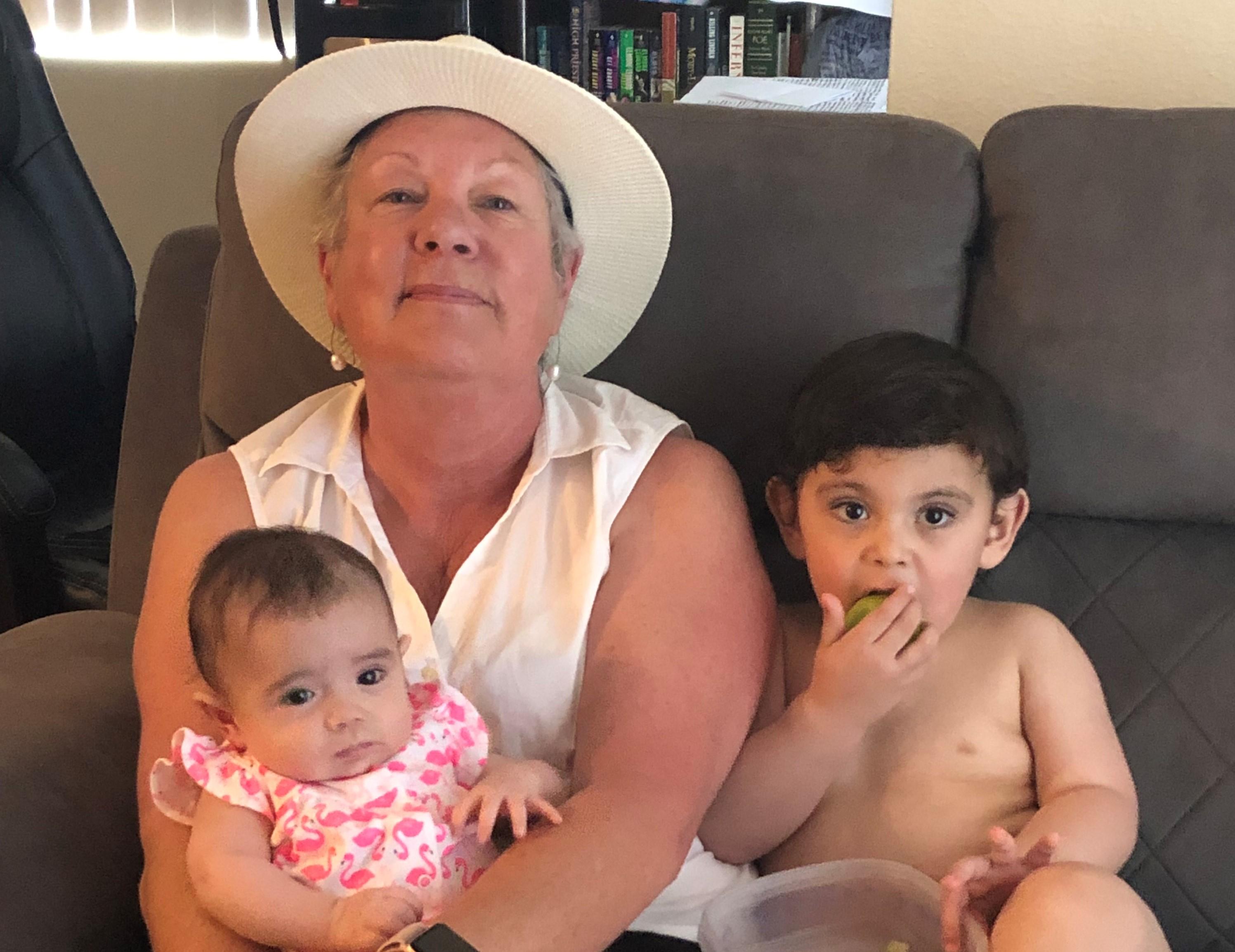 Becky was such a great mother and grandmother. Rose and Noah (now 4 and 6) loved their grandmother and were concerned and upset as Becky's illness progressed, but they helped care for her as children can.