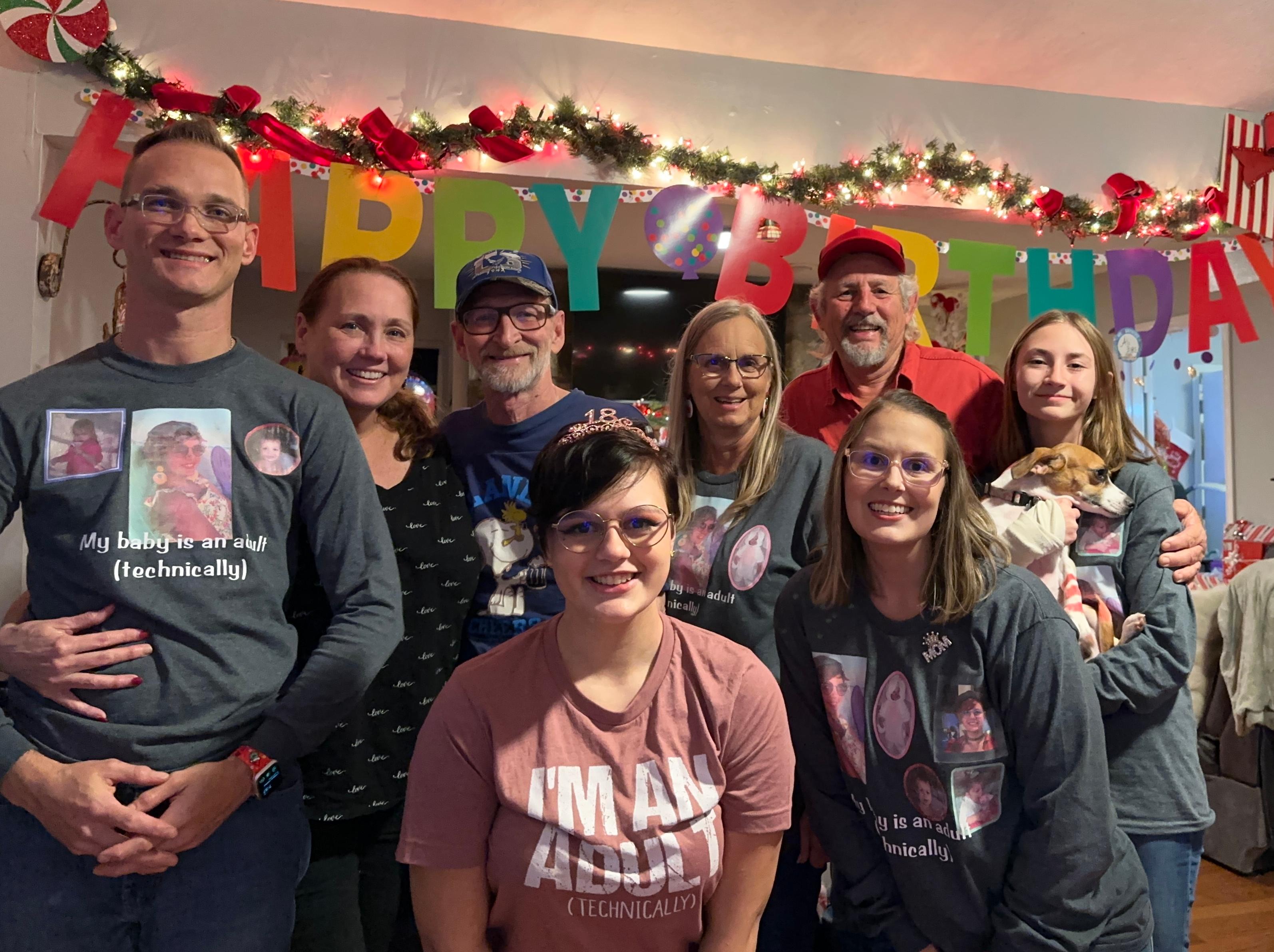 Granddaughter Ali's 18th Birthday