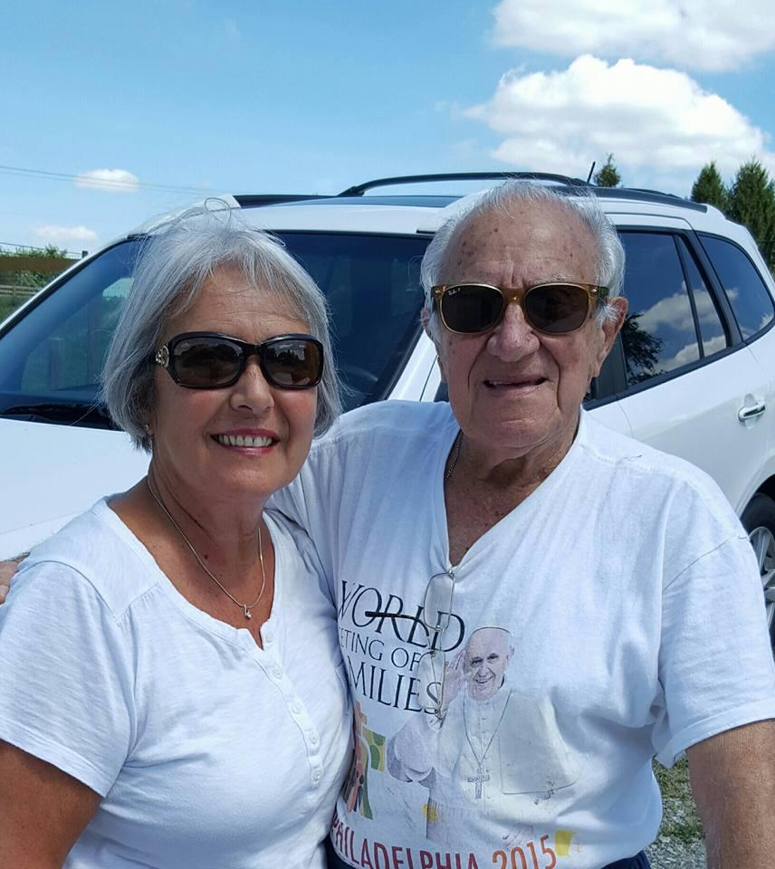 Rosely having Ice cream with Dad at the Creamery in Hockessin, DE