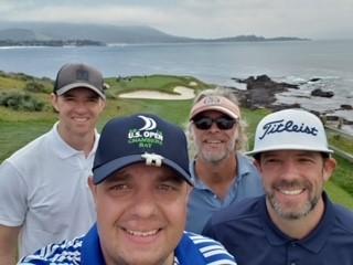 Pebble Beach, Hole #7...we were all dreaming of a birdie!