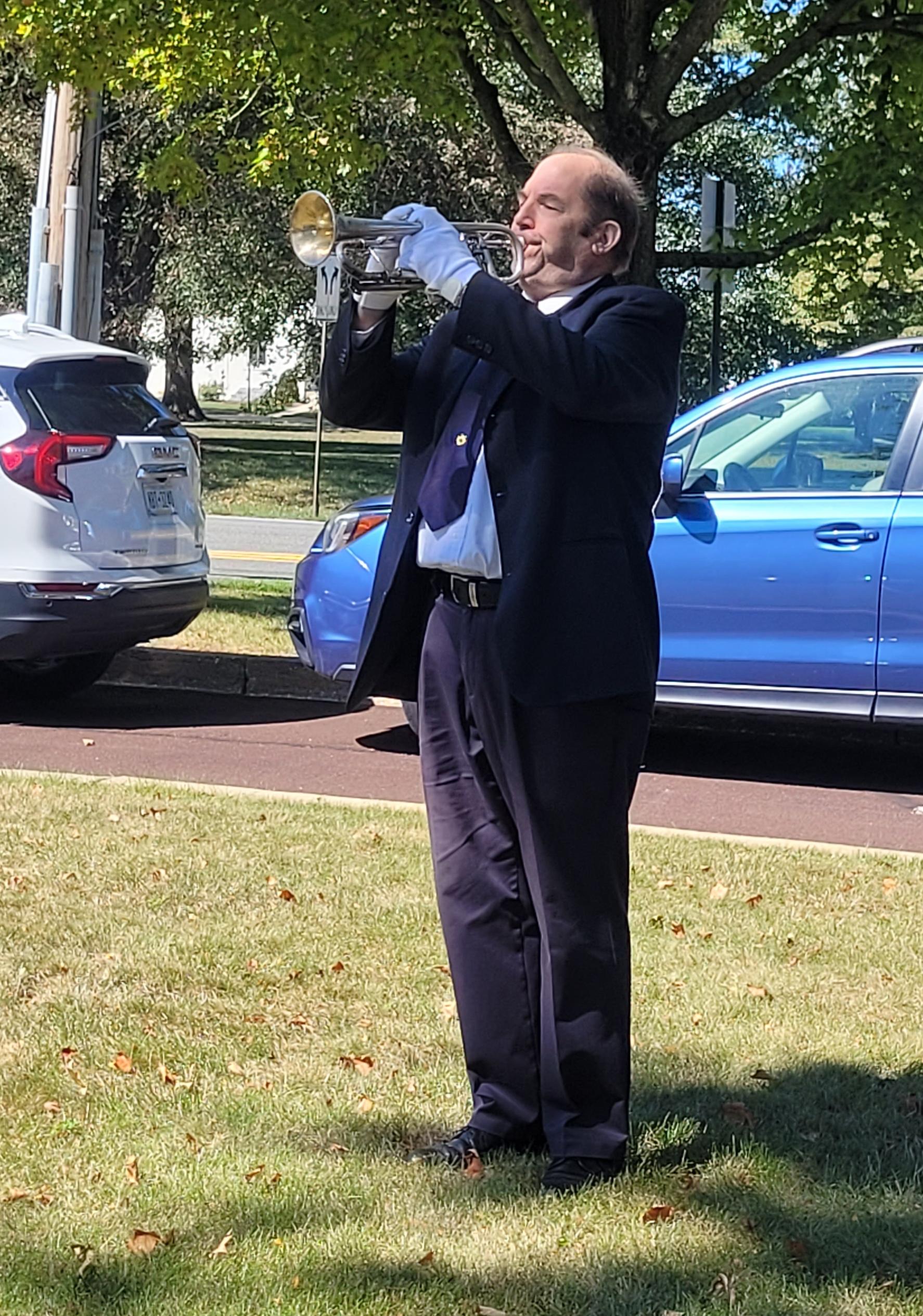 American Legion playing Taps
