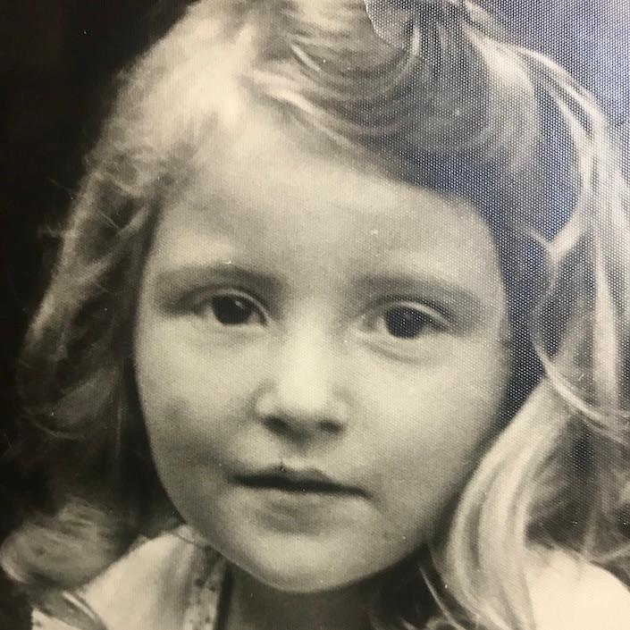 Jean as a toddler