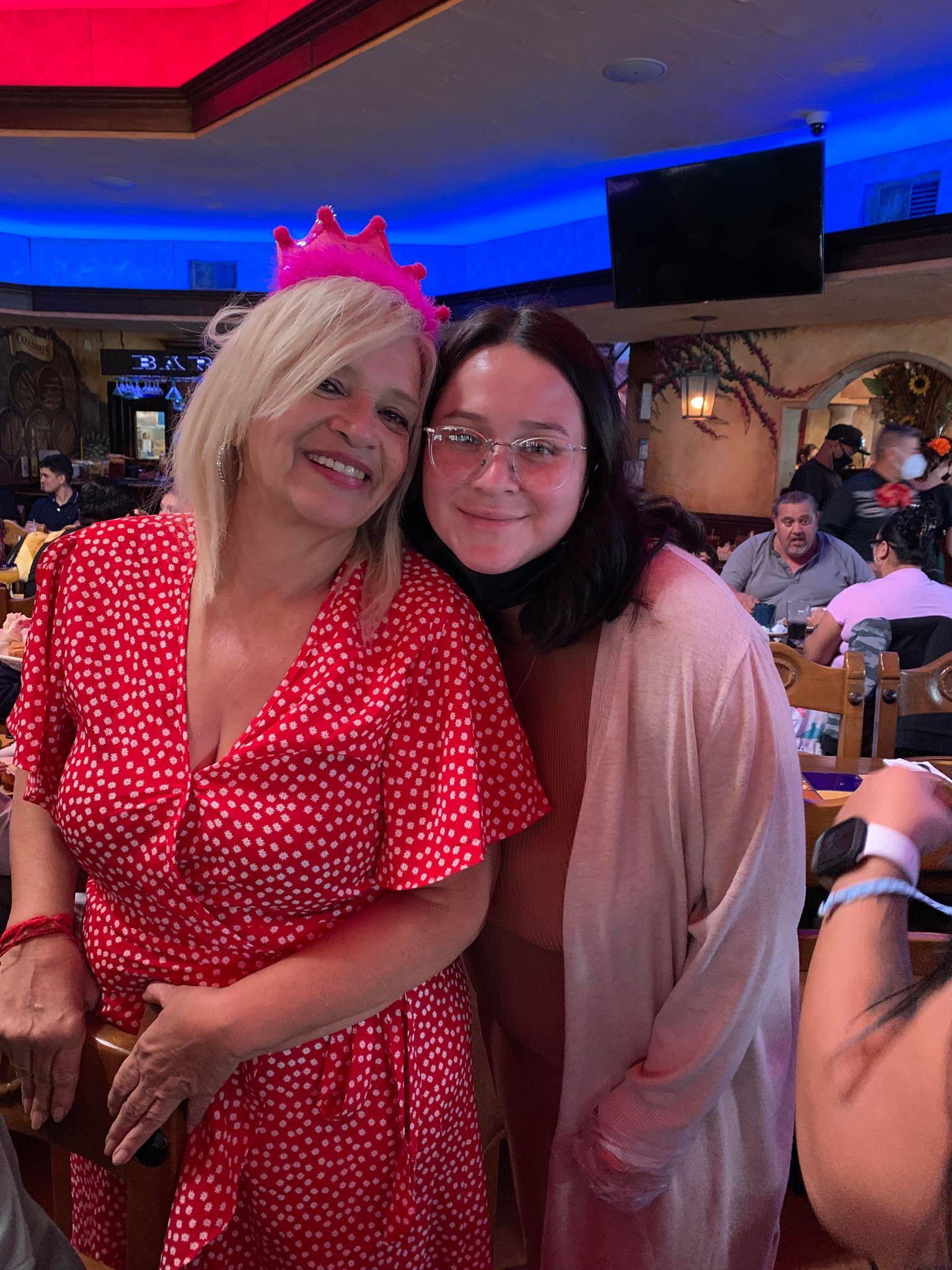 Mari and her granddaughter Sami.