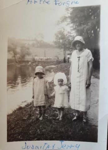 Sister Juanita with Jerry and her mother Artie