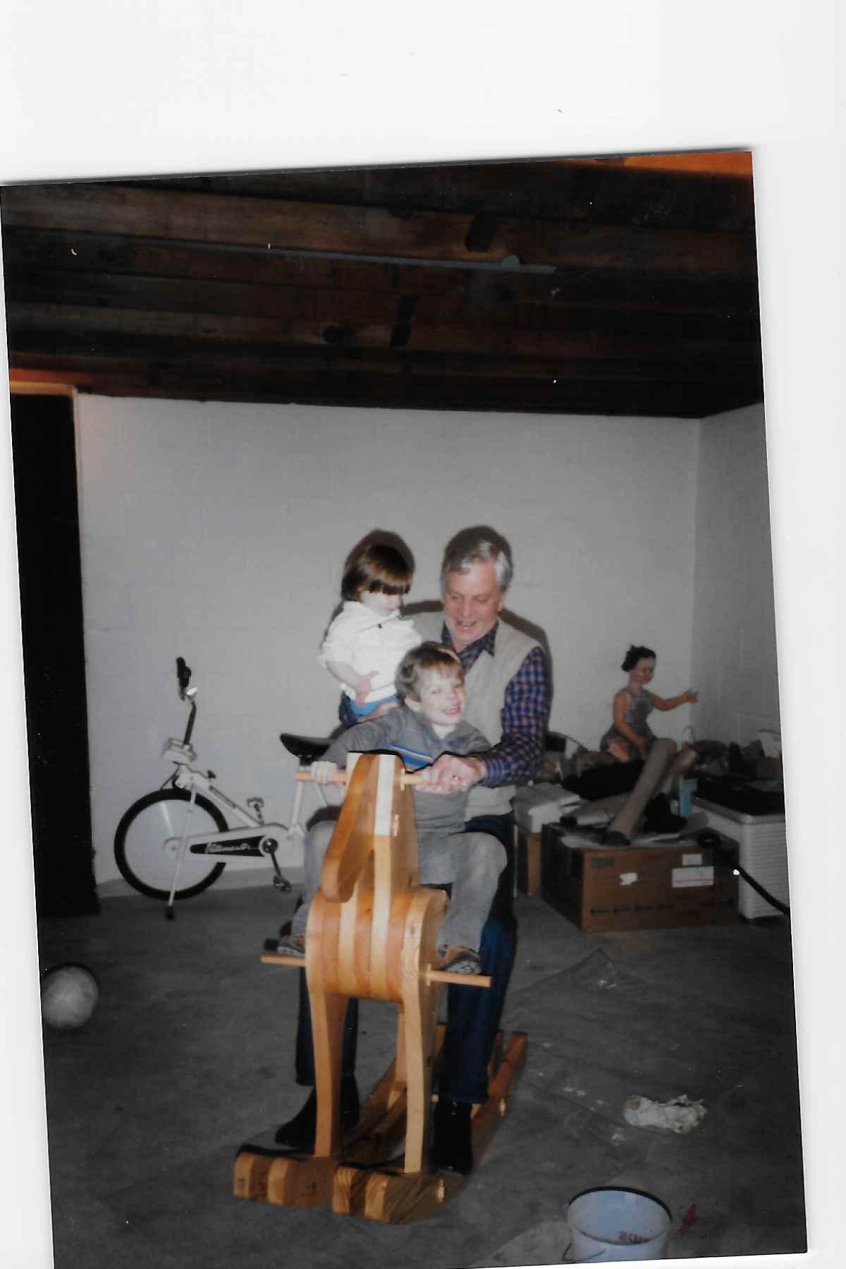 Grandpa Michels, Cousin Katie, and Jesse