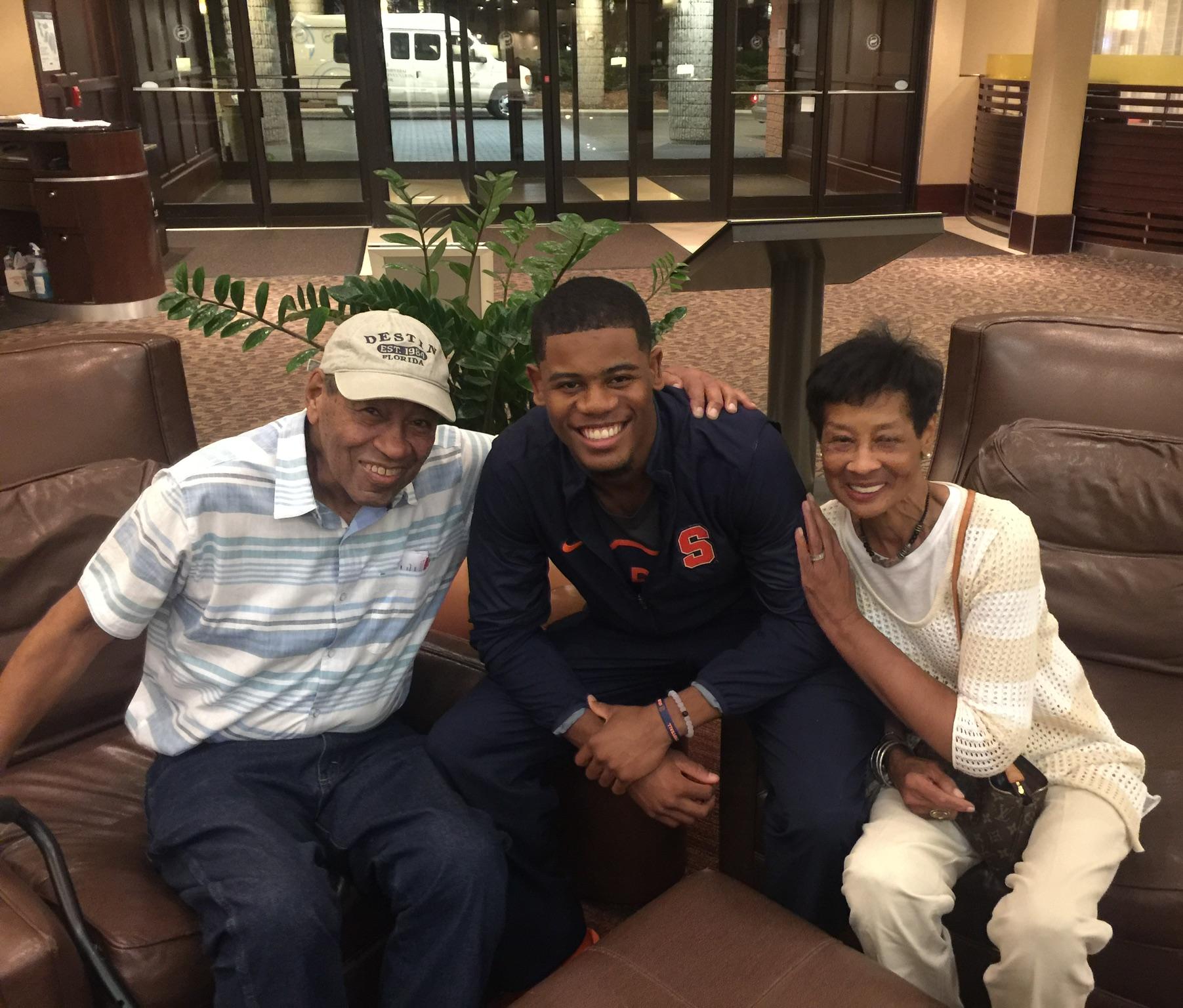 Visiting Kyle at a Syracuse Game