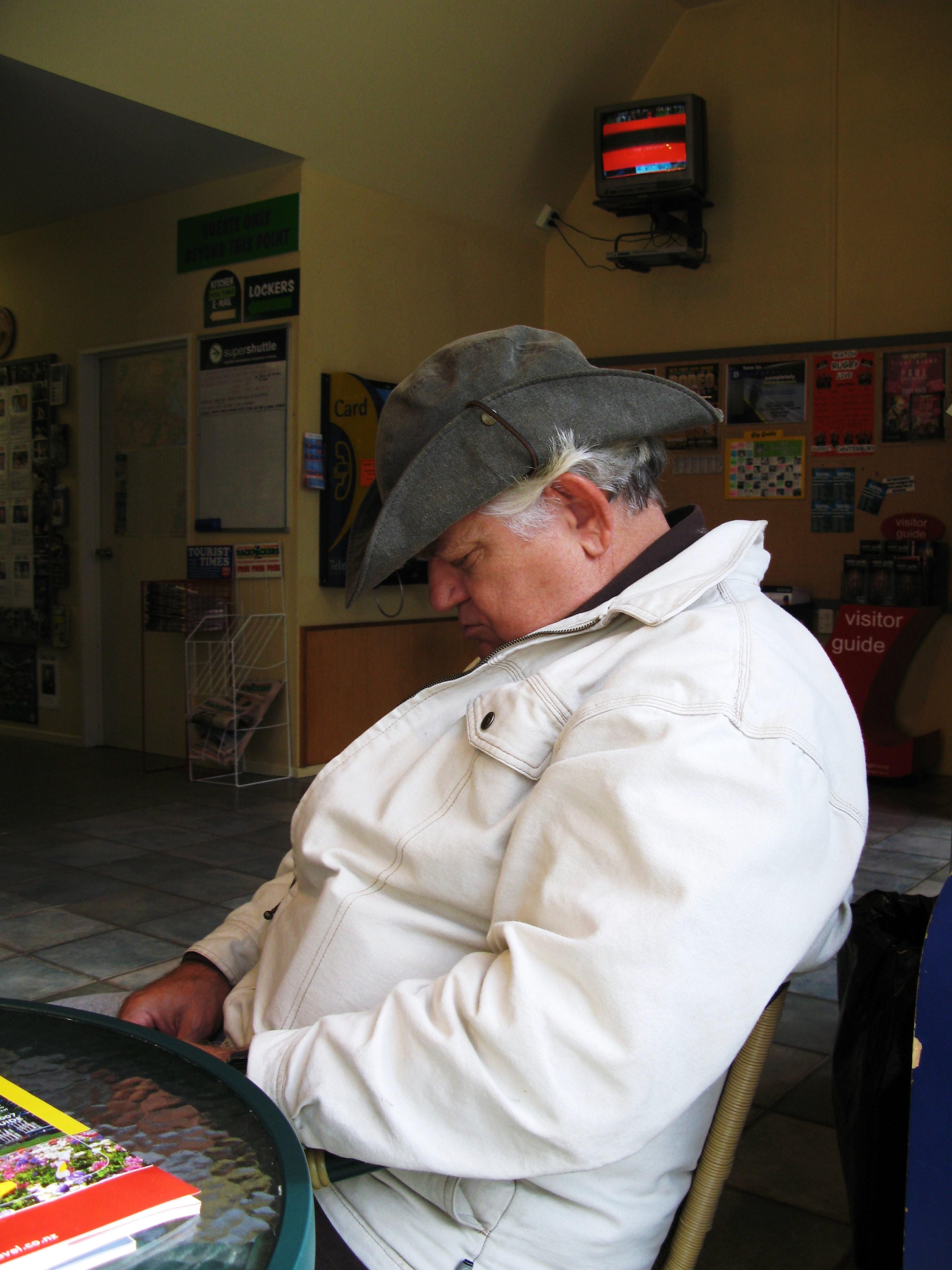 John Lee : Resting quietly in one of his favorite hat styles. Circa 2000s