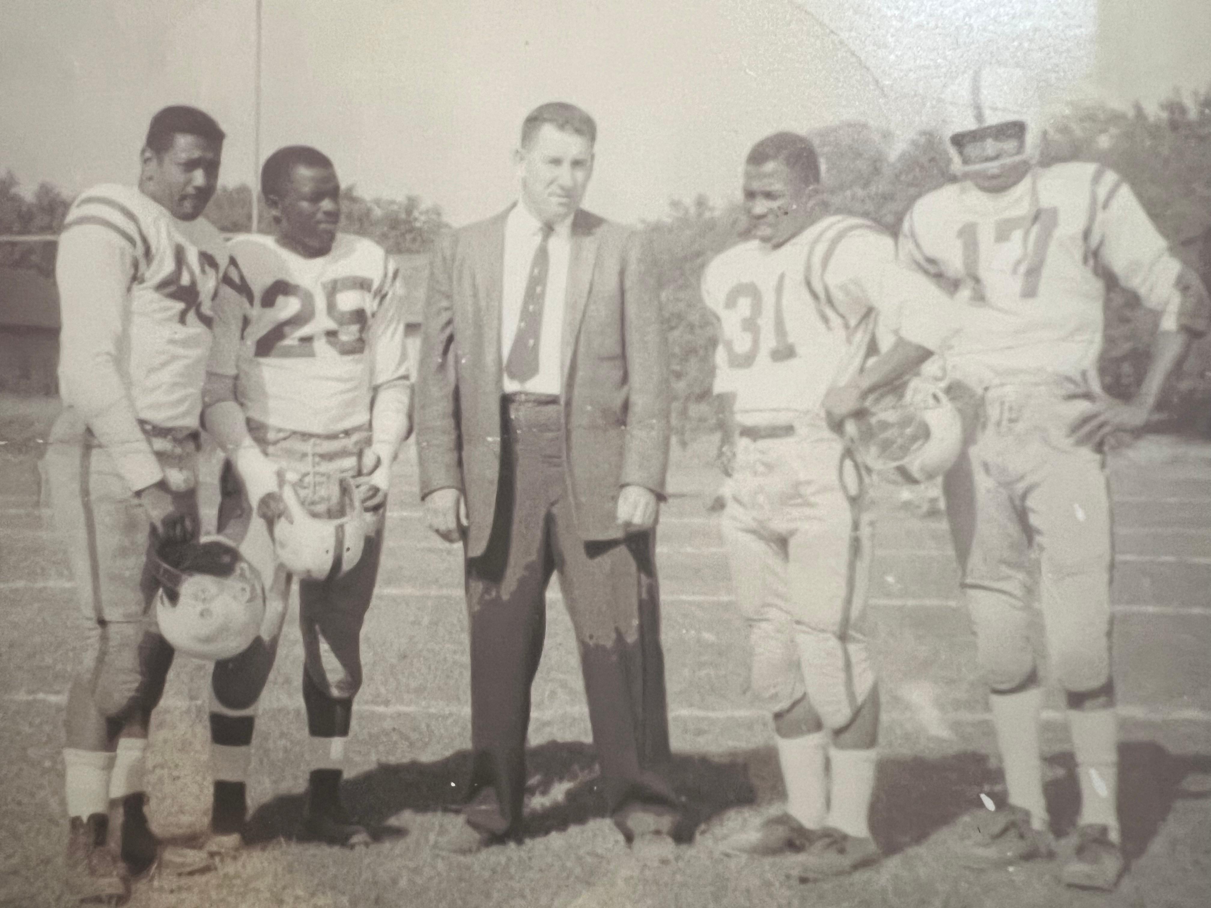 Charles (far Left) Dunbar High School.