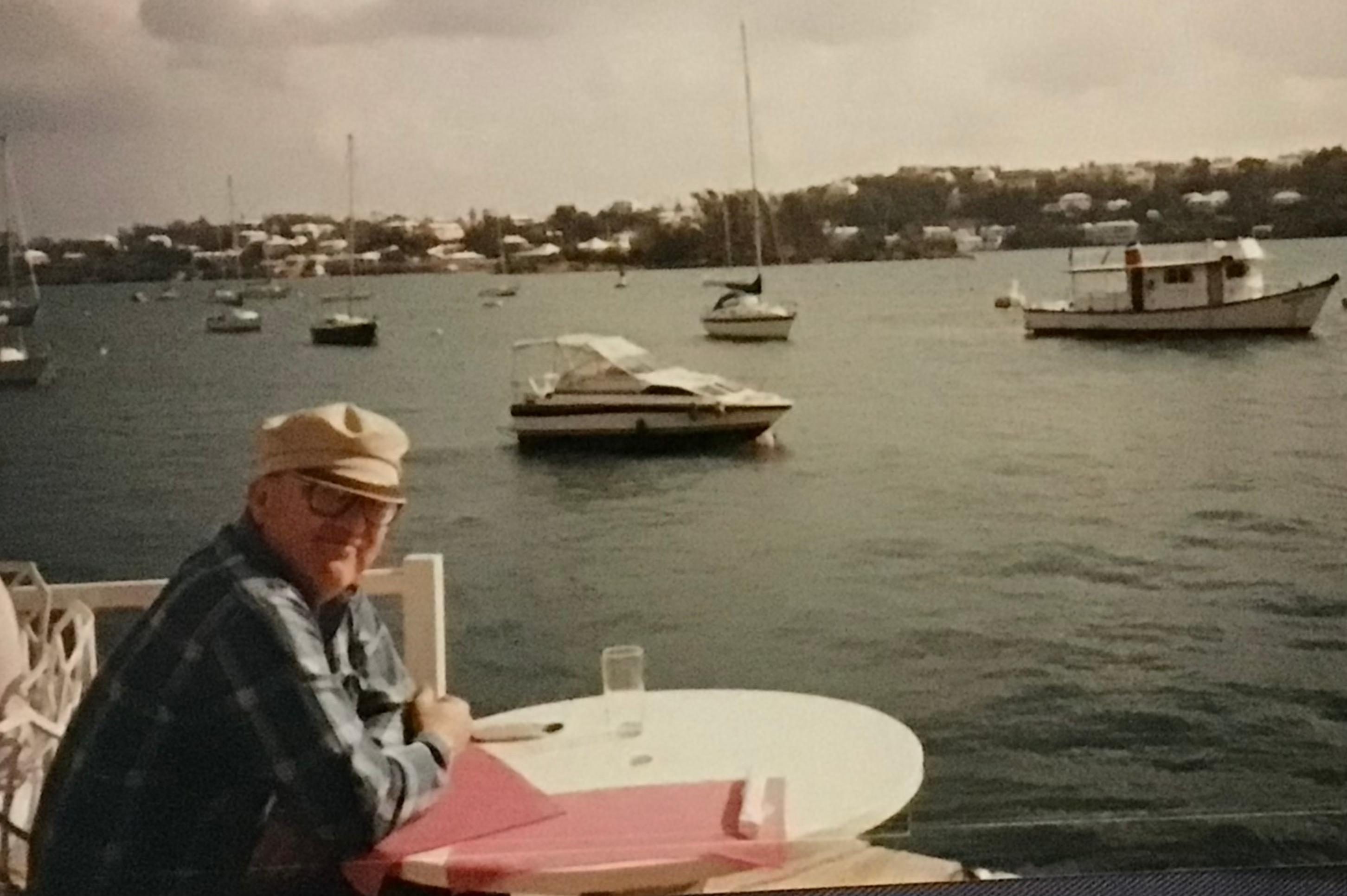 Lyman dreaming of the yacht life.