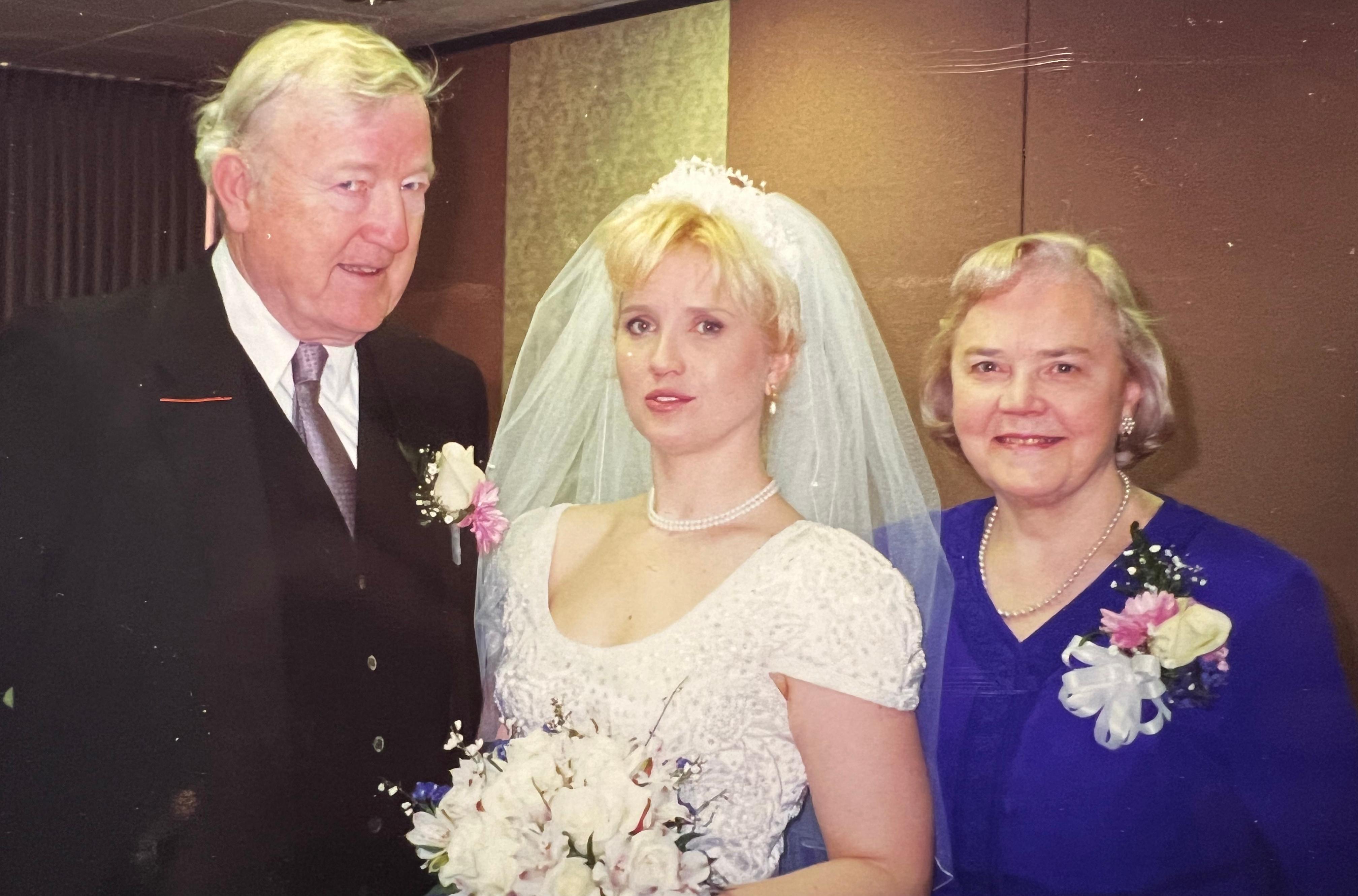 Grace and Lyman at Karen’s wedding
