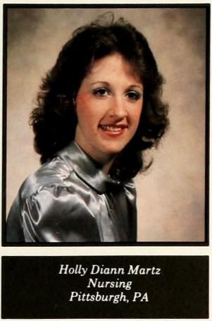 Senior Photo West Virginia Wesleyan College - 1986