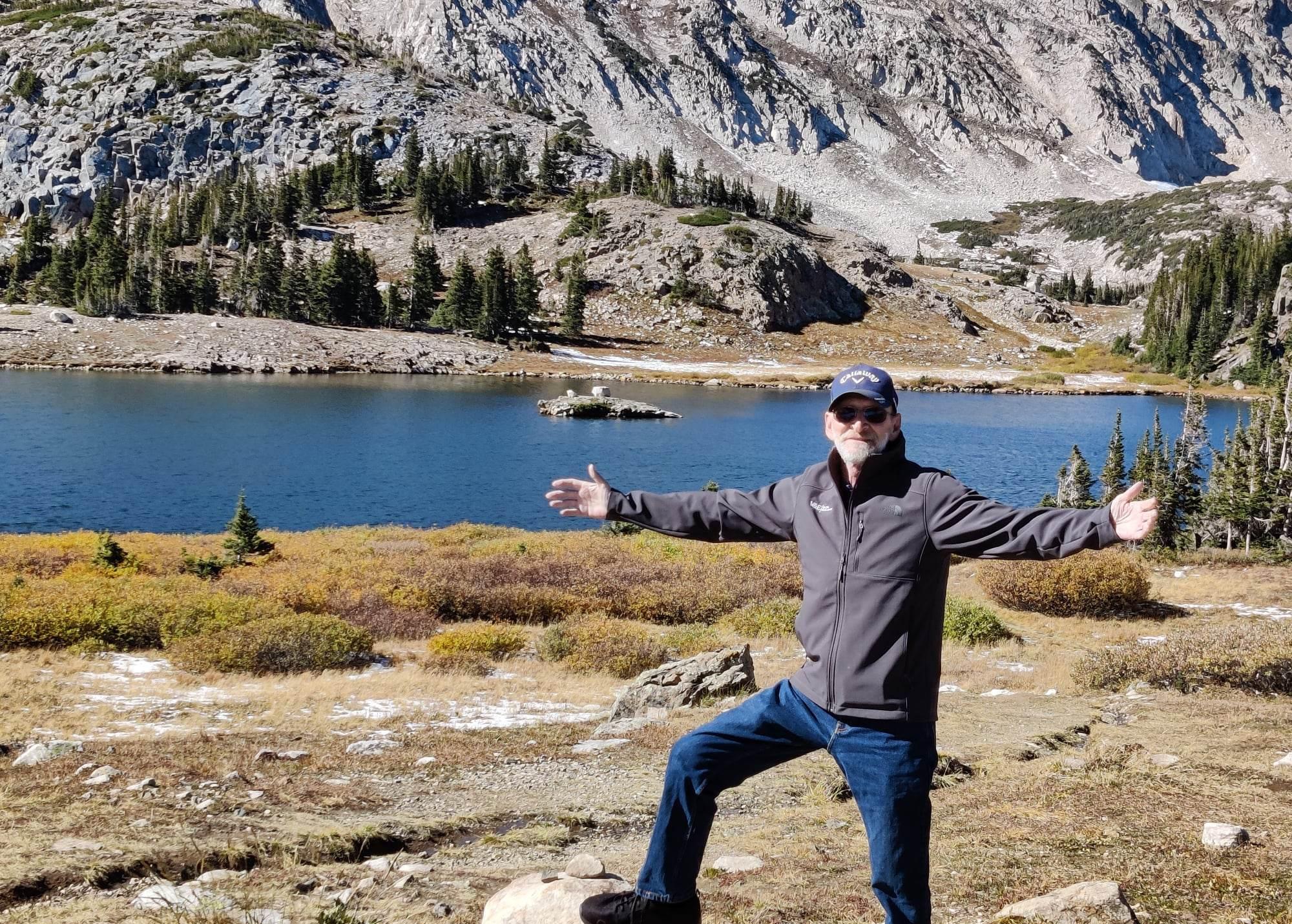 Dave enjoying the great outdoors