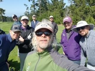 About to tee off at Spy Glass!