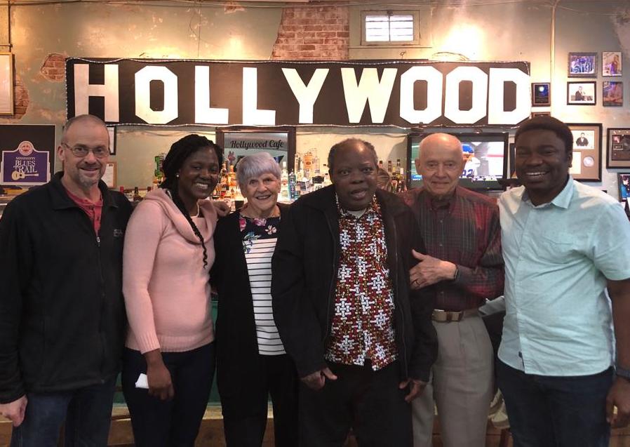 Uncle Ojo with Papa and Nana when they visited from Minnesota to say their farewell as he retired back to Nigeria