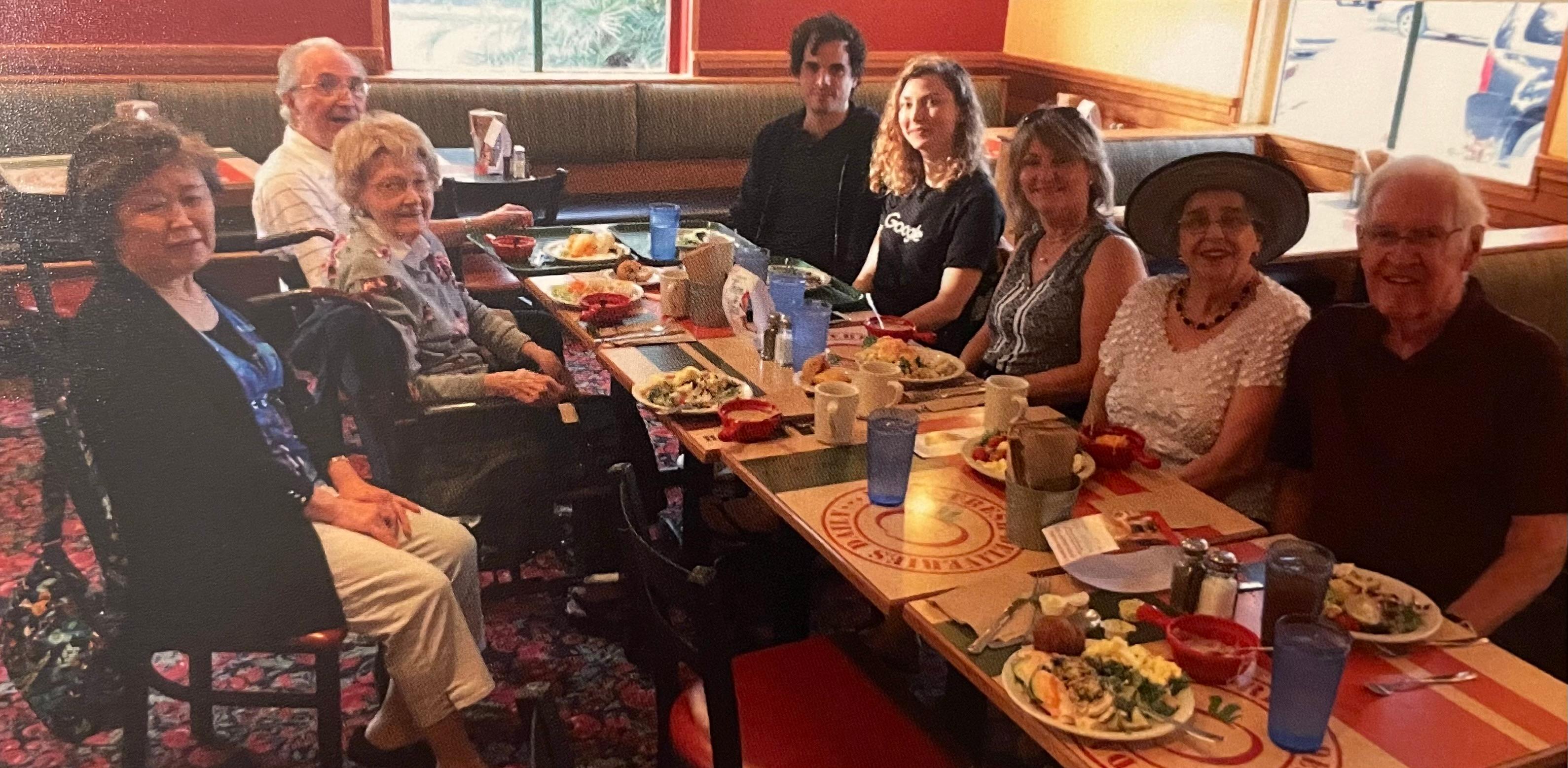 Sam, Jerry, Michiko, Richard, Shannon, Cindy, Esther & Joe