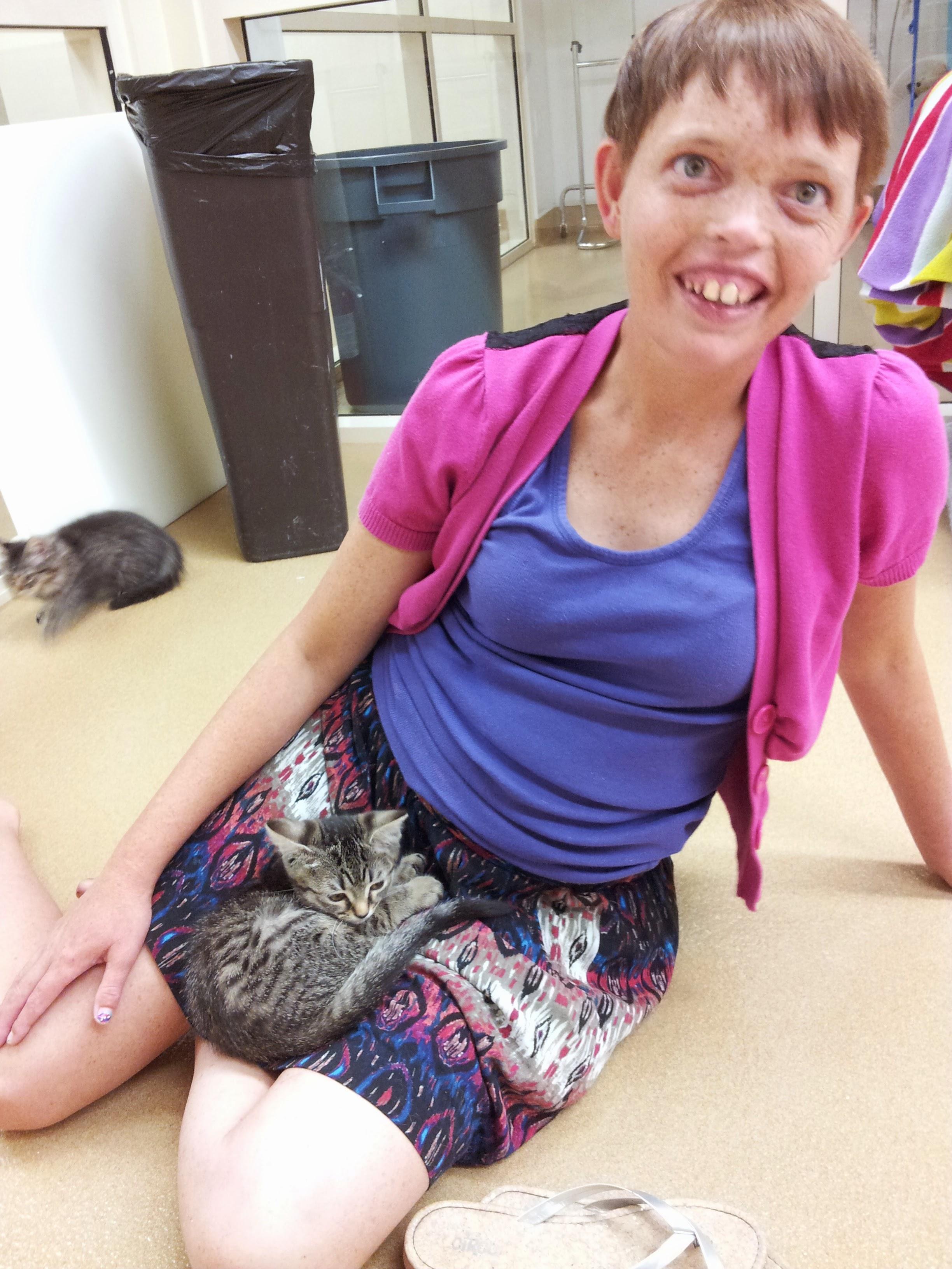 Loved volunteering with the kittens!