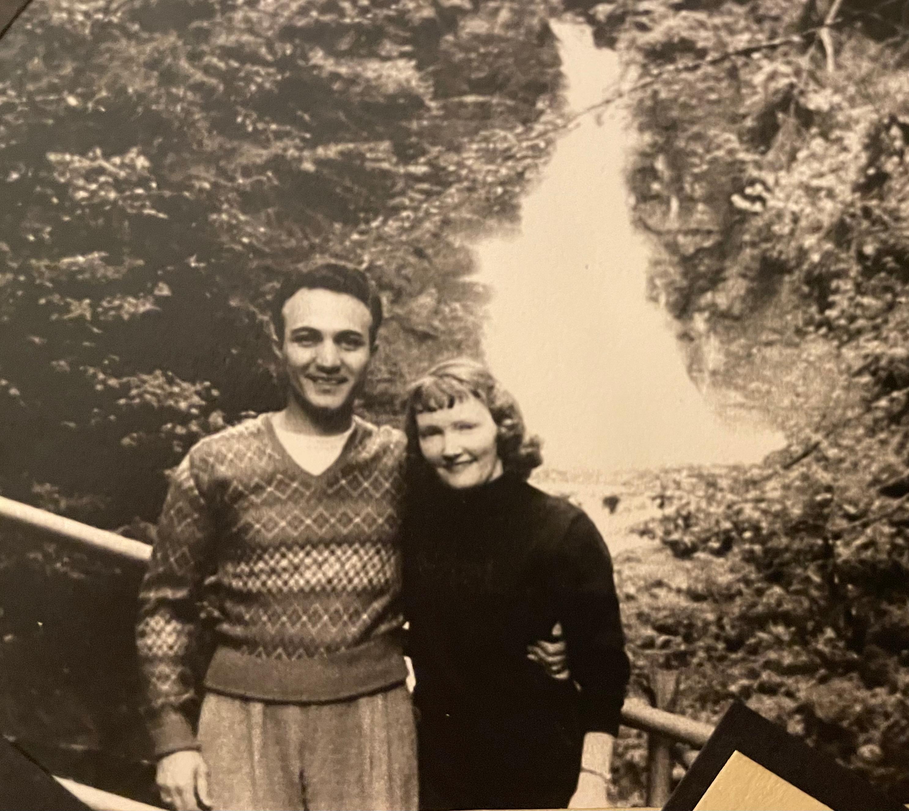 Sam & Jerry on their Honeymoon -1952
